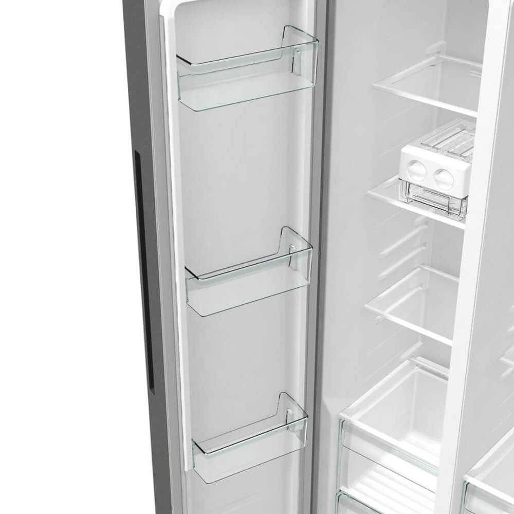 Холодильник Gorenje NRR9185EAXLWD, цвет серебристый - фото 7