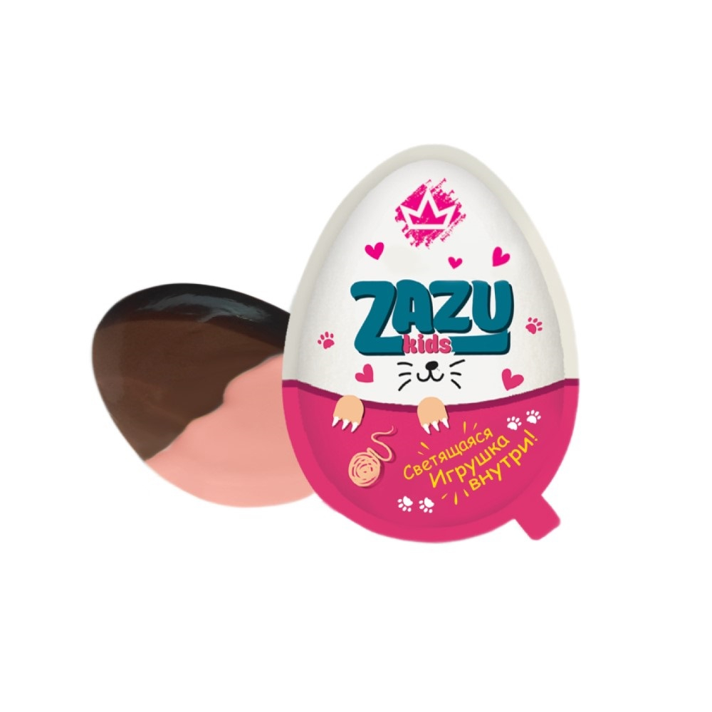 Яйцо шоколадное Tasty со светящейся игрушкой 20 г в ассортименте