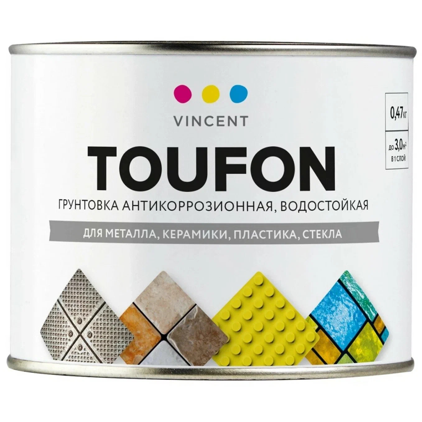 Грунтовка антикоррозионная Vincent Toufon 033 л 1099₽