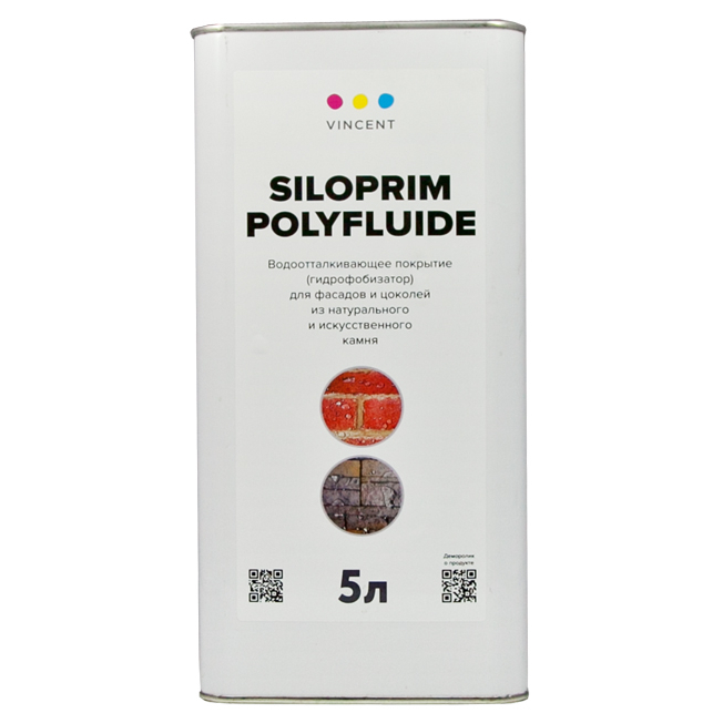фото Гидрофобизатор vincent siloprim polyfluide 5 л