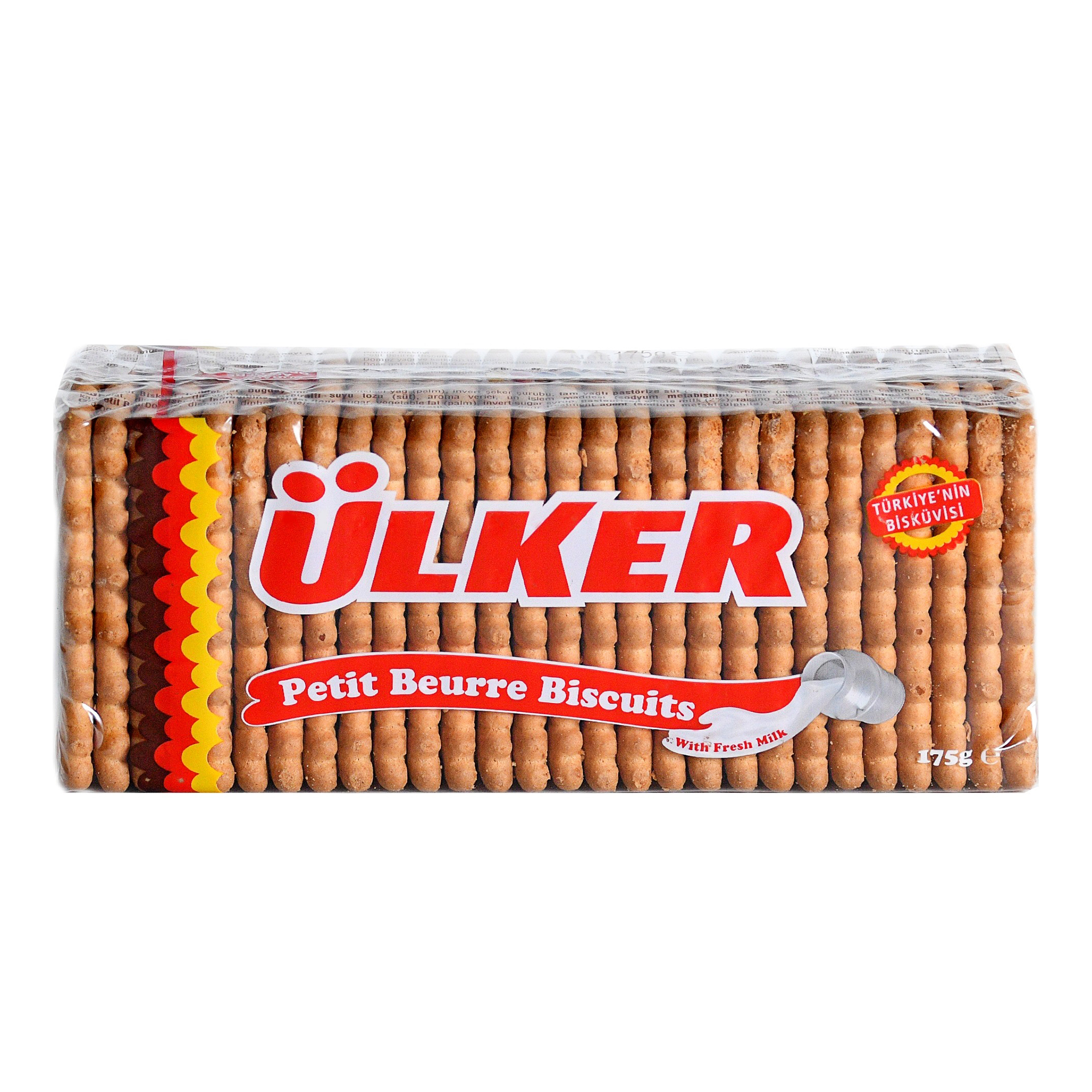 Печенье Ulker Petit Beurre, 175 г печенье ulker цельнозерновое в молочном шоколаде 98 г