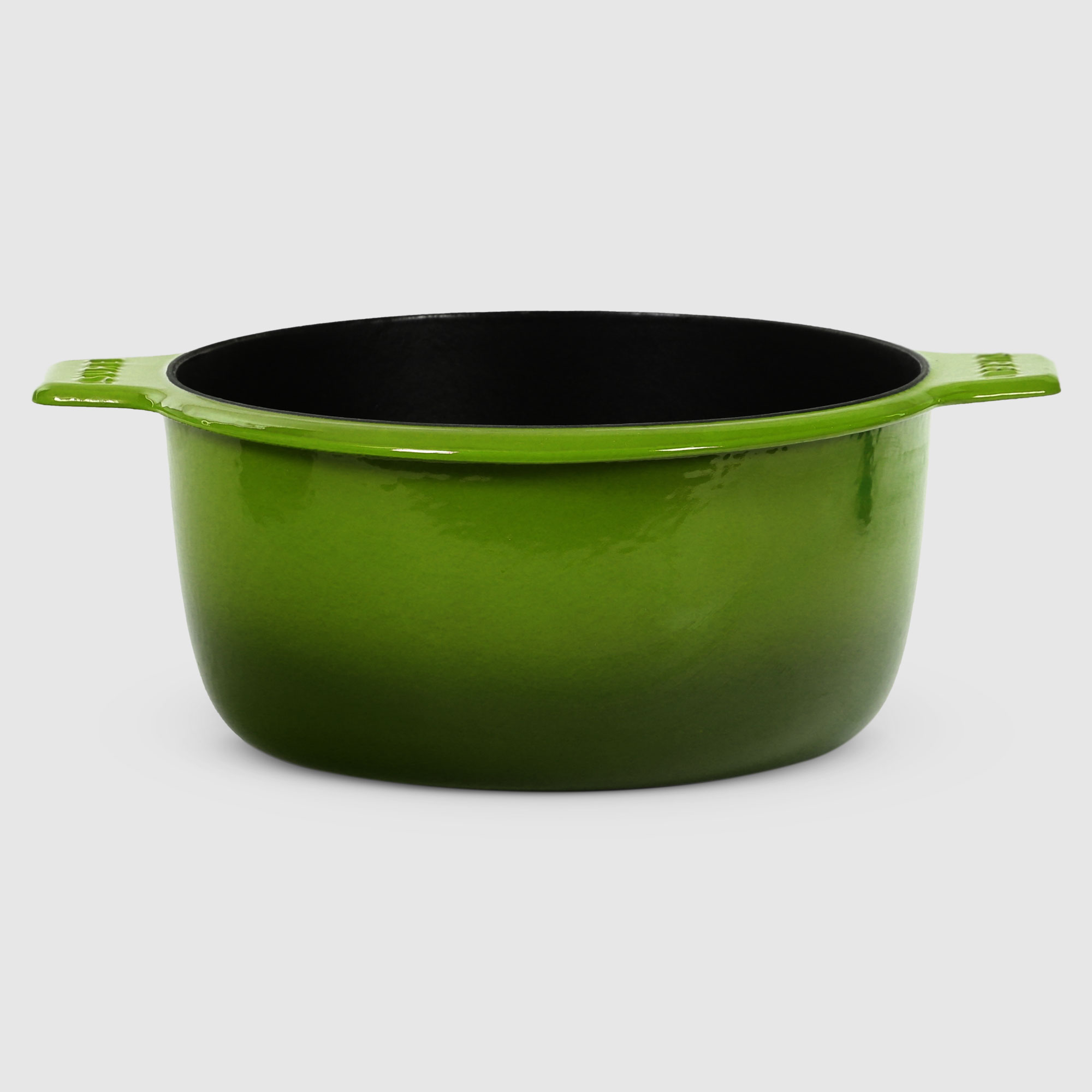 Кастрюля Surel Drop зеленая 24 см, цвет зеленый - фото 3
