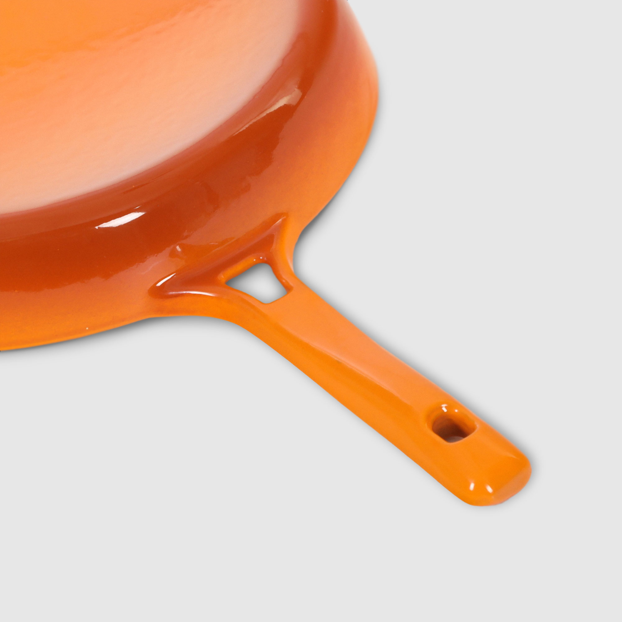 Сковорода-гриль Surel Convex 26 см оранжевая, цвет оранжевый - фото 7