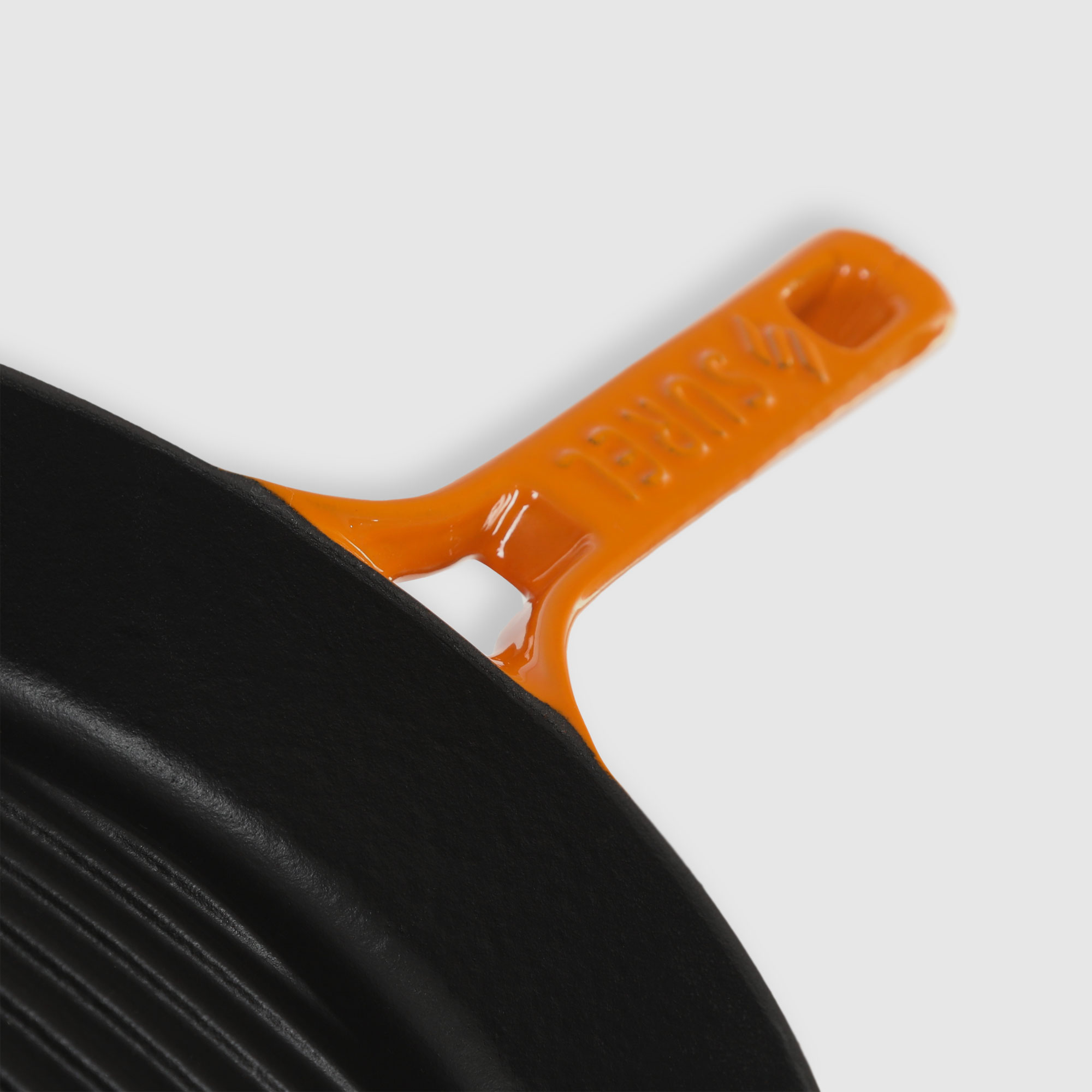 Сковорода-гриль Surel Convex 26 см оранжевая, цвет оранжевый - фото 8