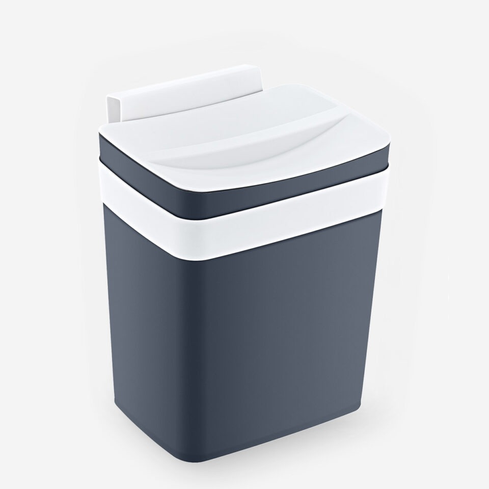 Корзина для мусора Turan Soft антрацитовая с белым 5 л корзина для бумаг и мусора 19 литров сalligrata