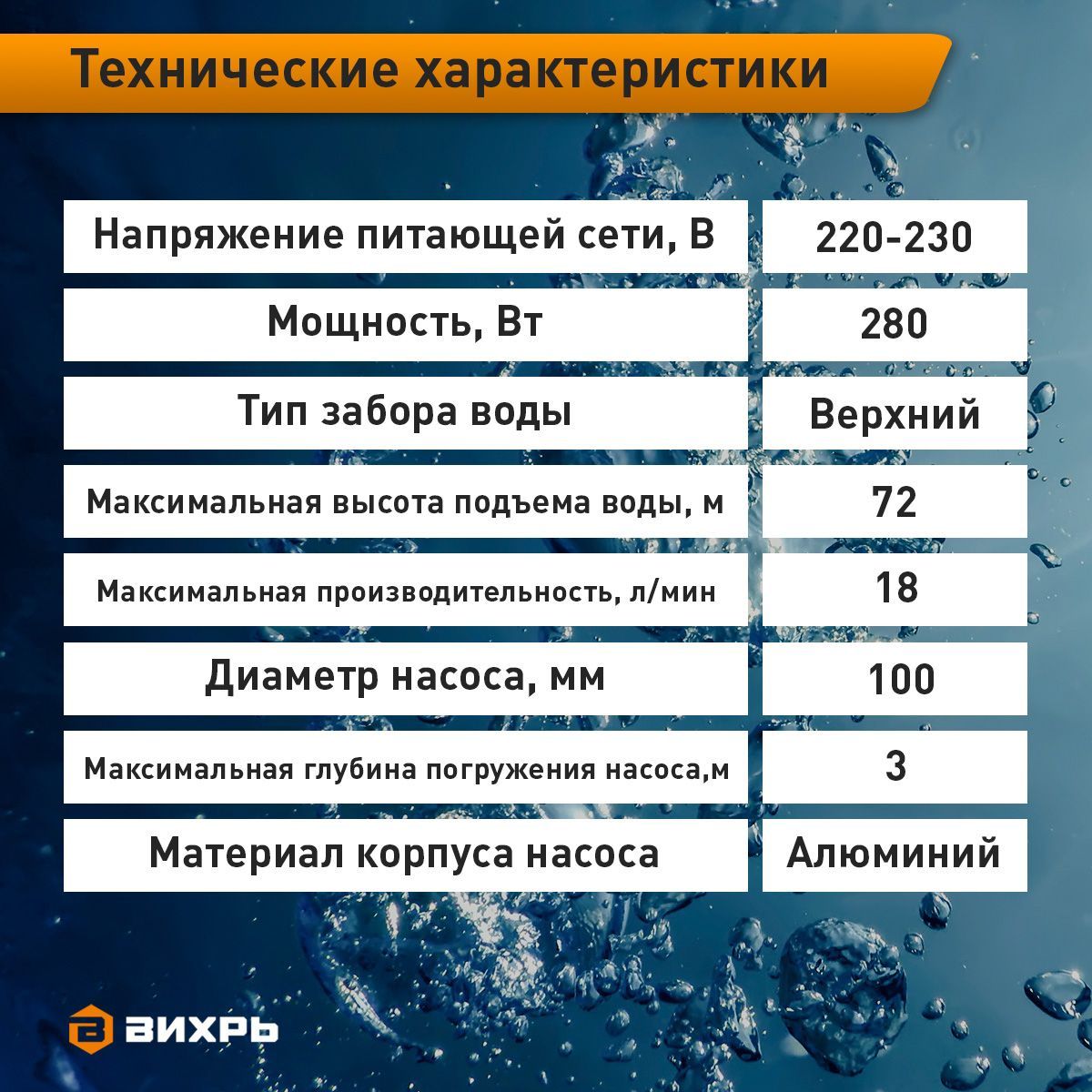 Купить Насос Вихрь Вн 10в