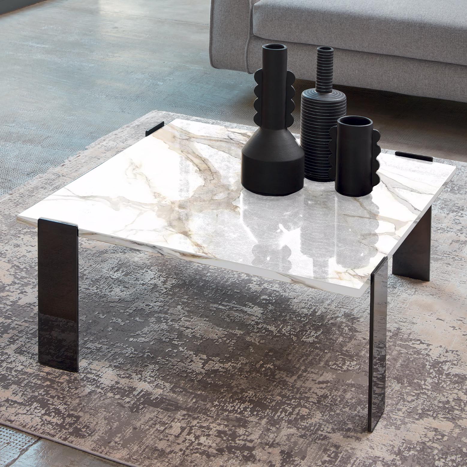 Стол журнальный ROS SRL Melbourne мрамор Calacatta oro 50 см element marble стол кофейный