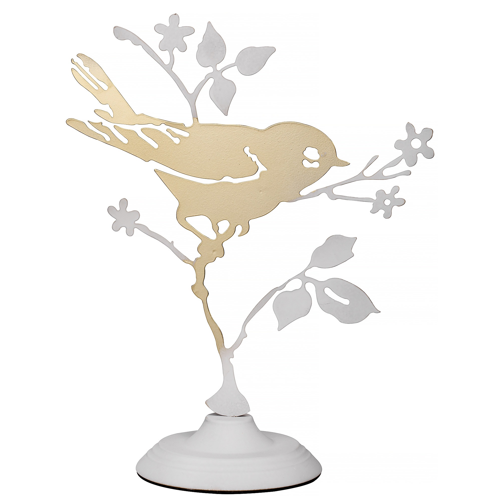 колокол сувенирный чугун птички на ветке 16 5х24х11 см Декор Glasar Птичка 28х14х34 см