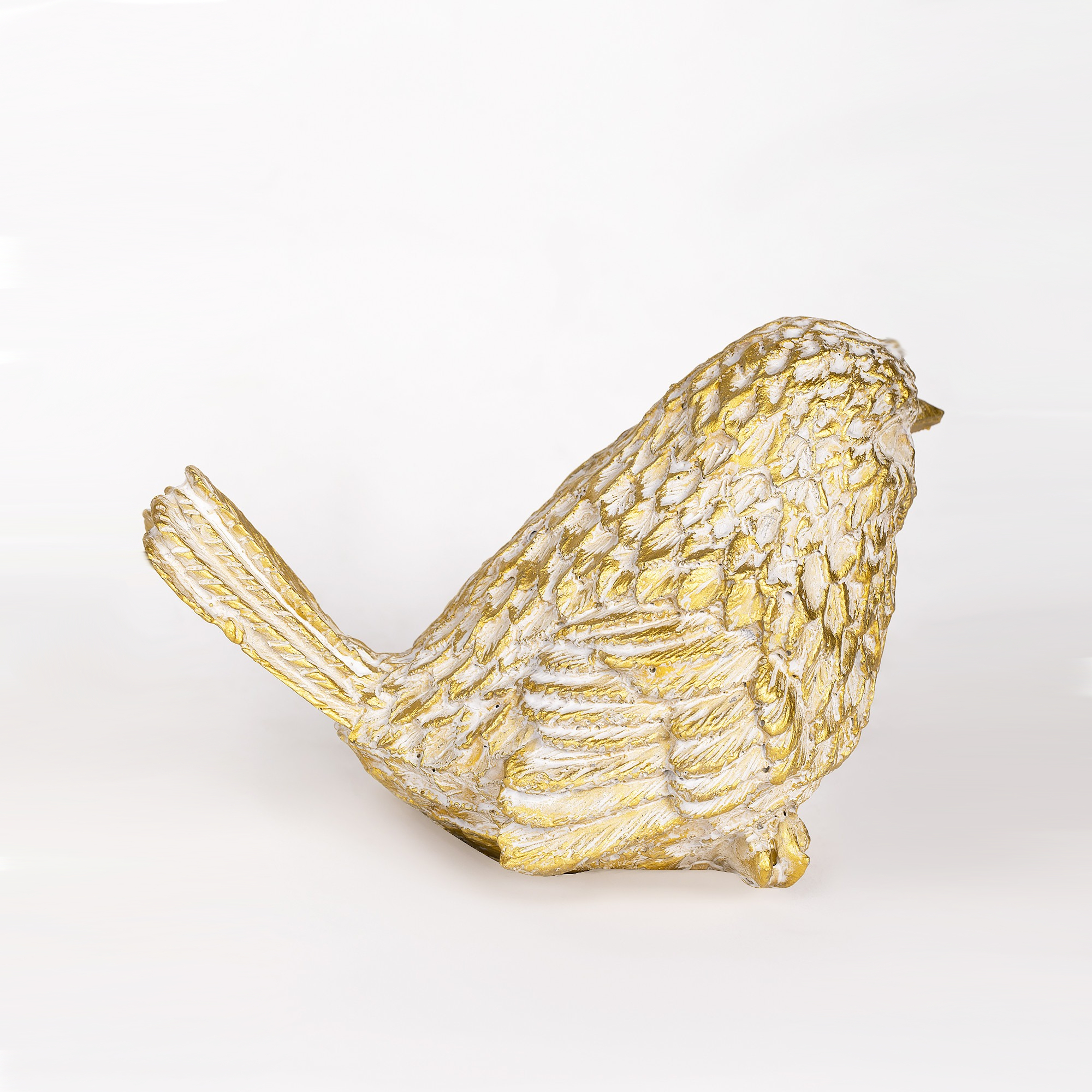 Фигурка Glasar Птичка 15х9х10 см, цвет золотистый - фото 3