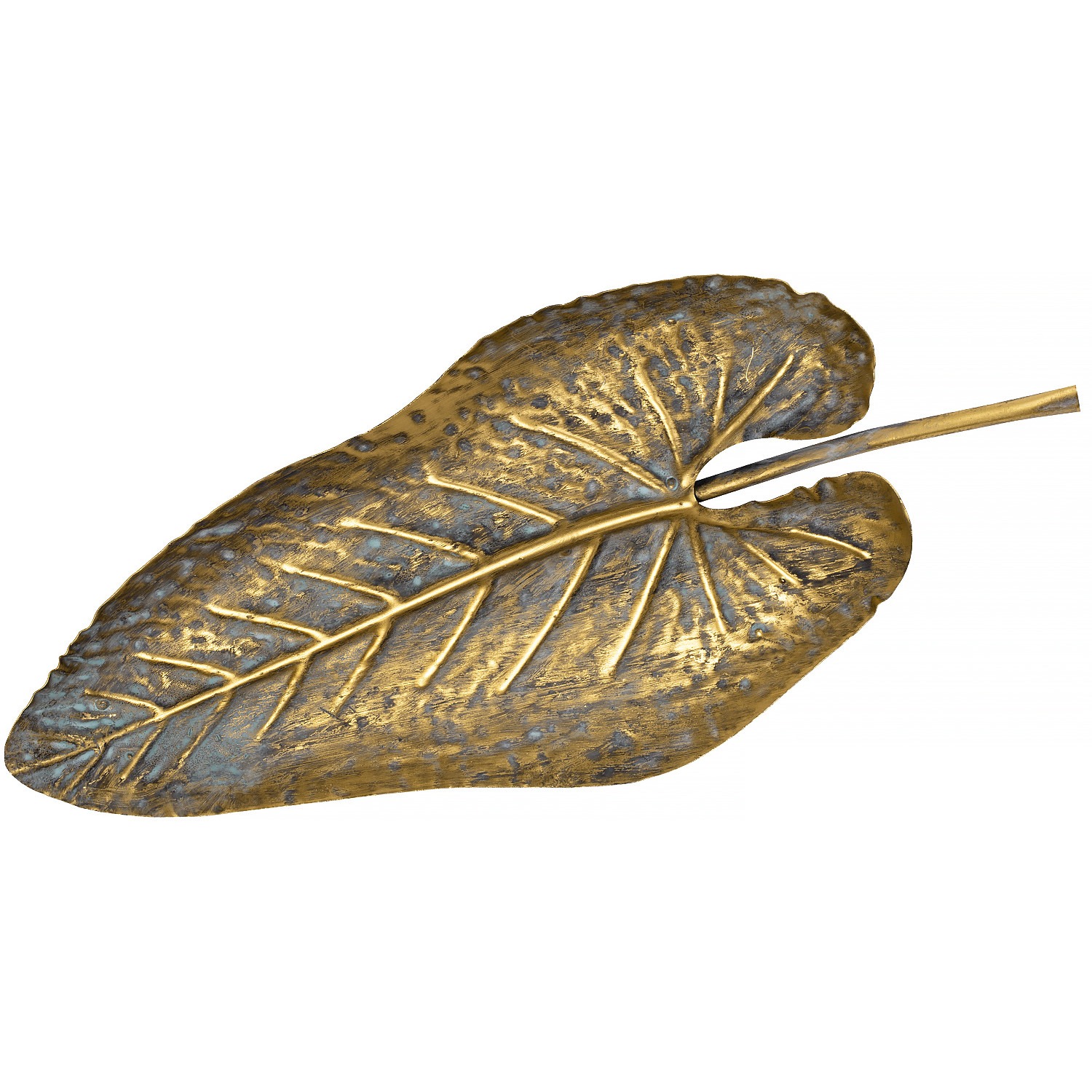 Блюдо Glasar Лист 42х18х4 см изделие декоративное lefard лист бронзовое 50х17х6 см