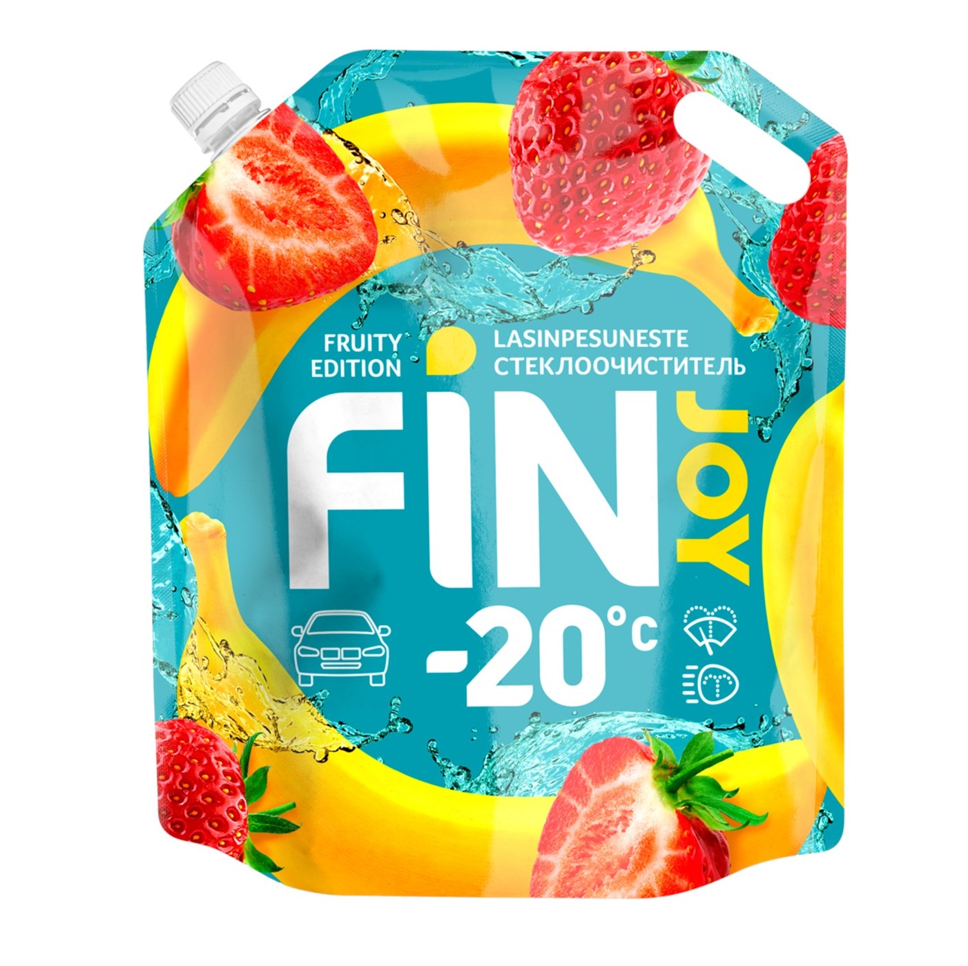 Стеклоомыватель Fin Joy Fruity banana -20 DP 4 л стеклоомыватель fin joy fruity зимний 25 °с 3 л