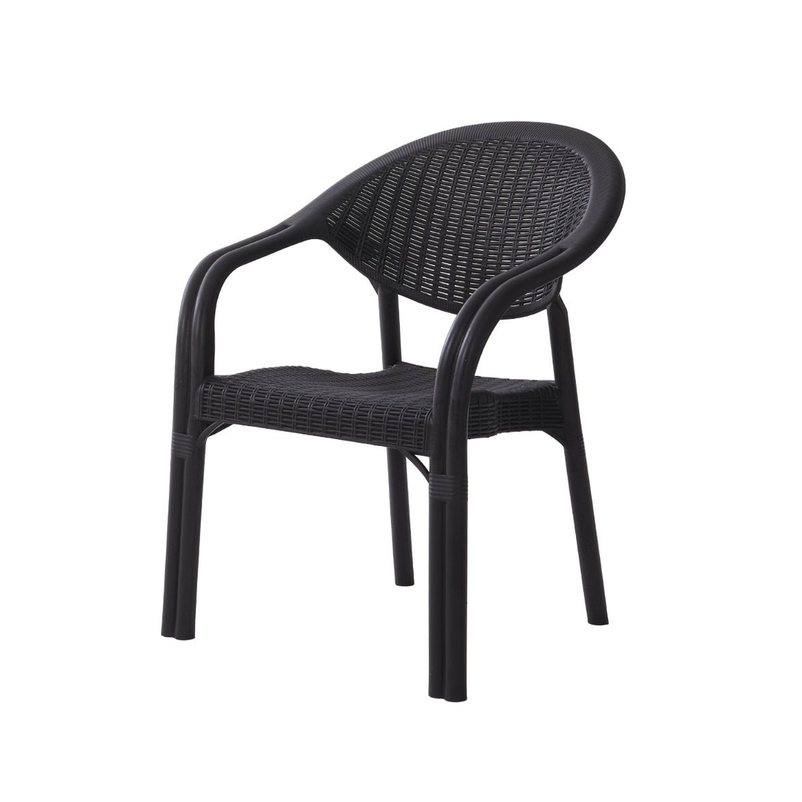 Кресло Heniver Bambo темно-коричневое 64х43,5x82 см кресло ns rattan mavi 57x59x87cm темно коричневое