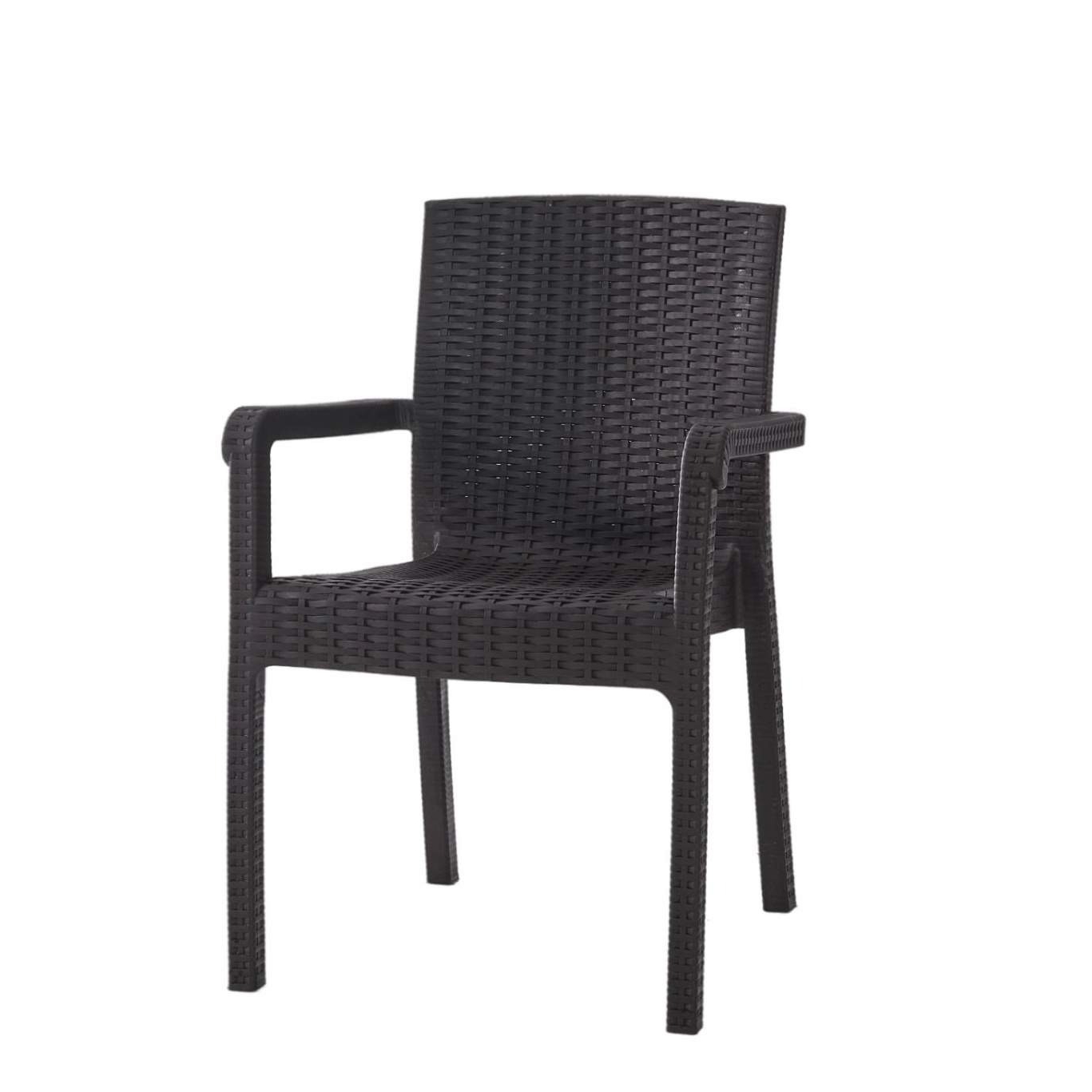 Кресло Heniver Vector темно-коричневое 58х45х85 см кресло ns rattan mavi 57x59x87cm темно коричневое