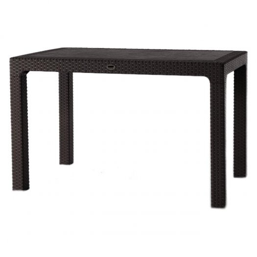 Стол Heniver Rattan прямоугольный темно-коричневый 70х120 см кресло heniver bambo темно коричневое 64х43 5x82 см