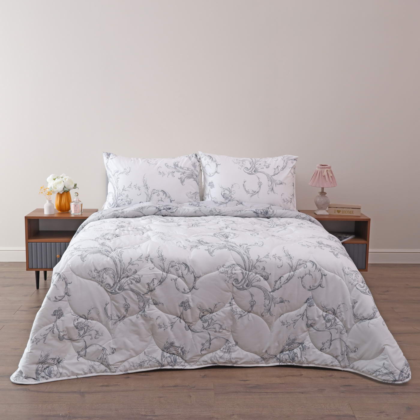Комплект постельного белья с одеялом Мелвин №18 Двуспальный, размер Двуспальный - фото 1