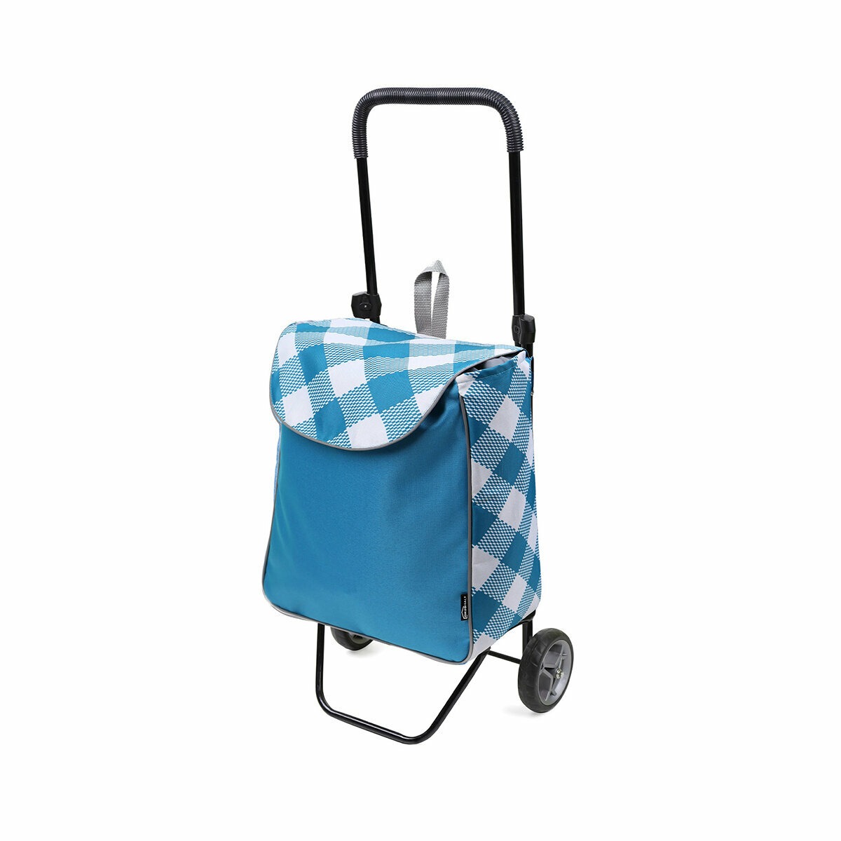 Сумка хозяйственная Ника на колесах голубая СХ1П/КП ручка для сумки с карабинами 60 × 2 см бордовый