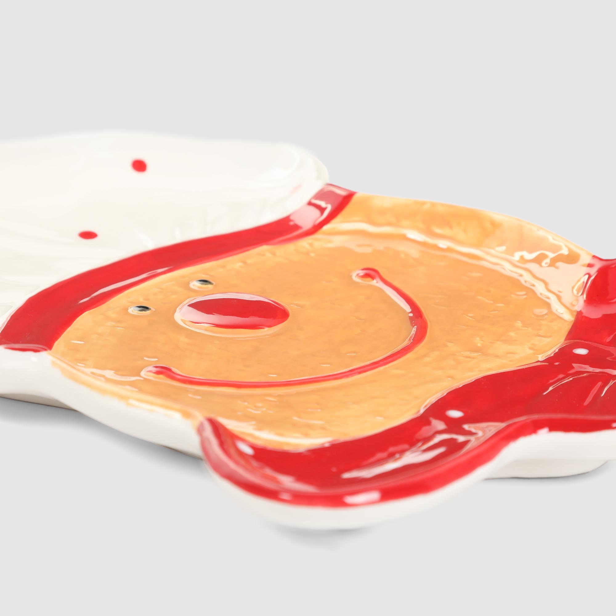 Блюдо Mercury Tableware Gingerbread 22,5x27 см, цвет красный - фото 3