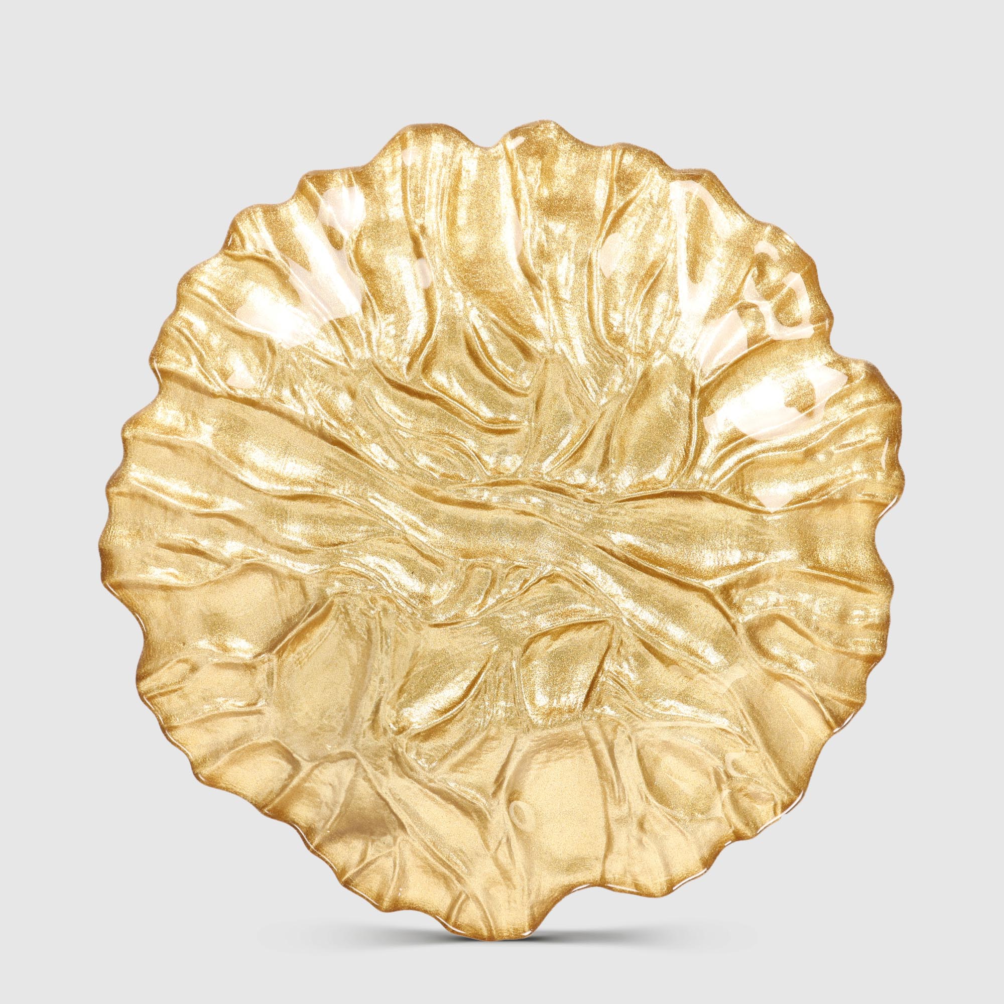 Блюдо Mercury Tableware Karina золото 21,3 см