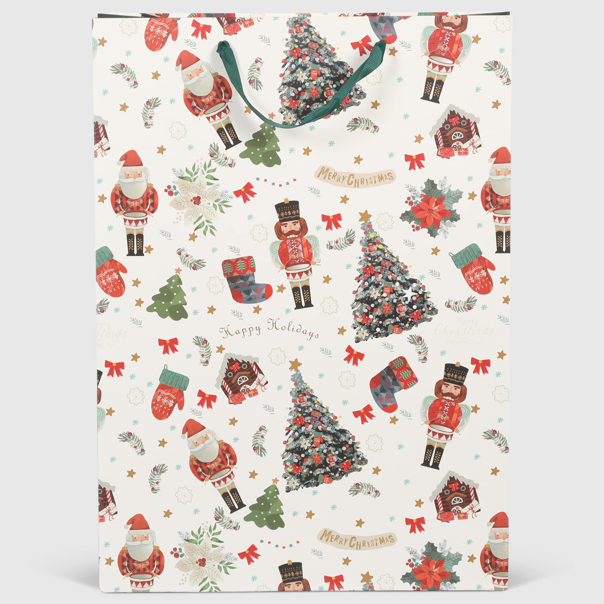 Пакет подарочный Mercury NY christmas 23,2x10,5х44,5 см, цвет мультиколор - фото 2
