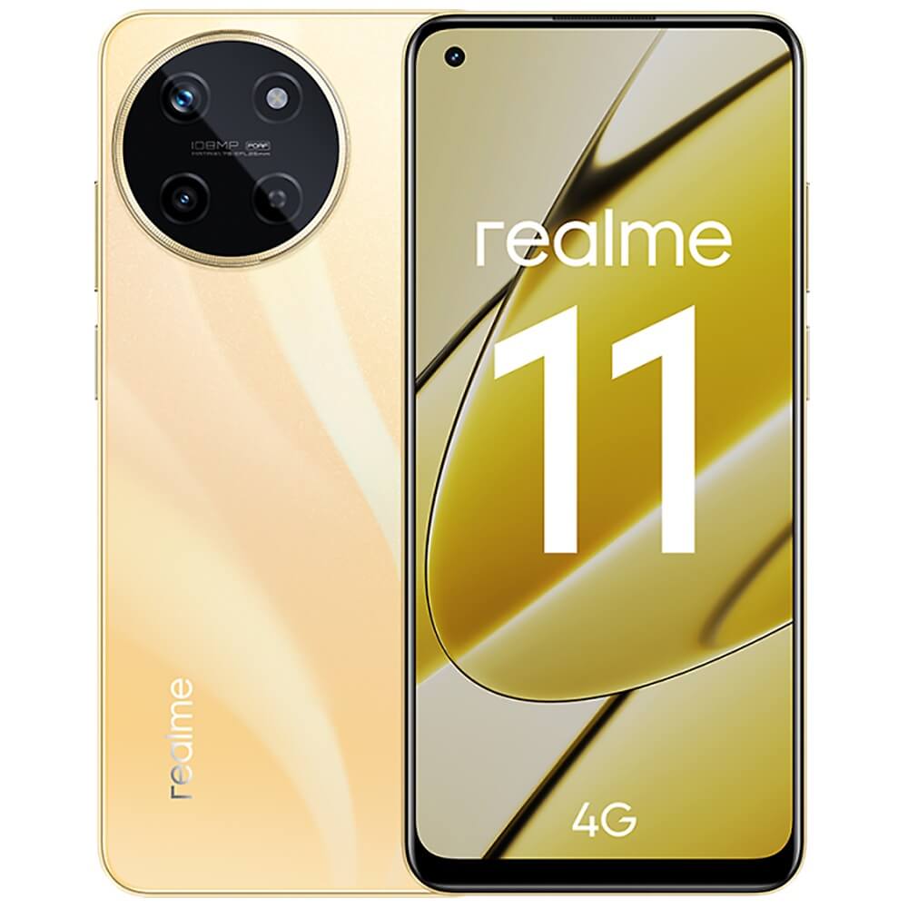 Смартфон Realme 11 8 ГБ256 ГБ золотистый
