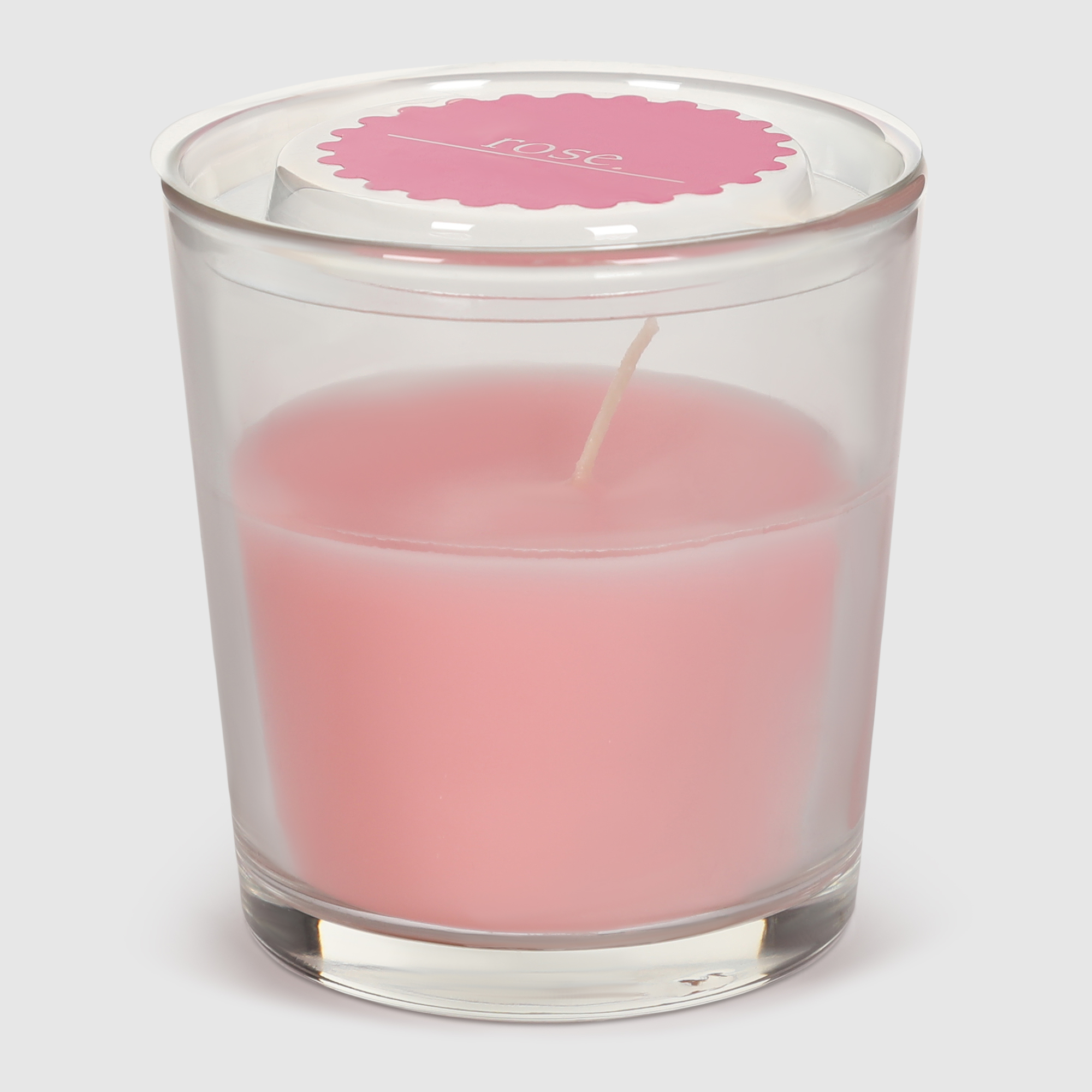 Свеча ароматическая в стекле Home Interiors роза ароматическая смесь натуральная для бани ванны роза 100мл