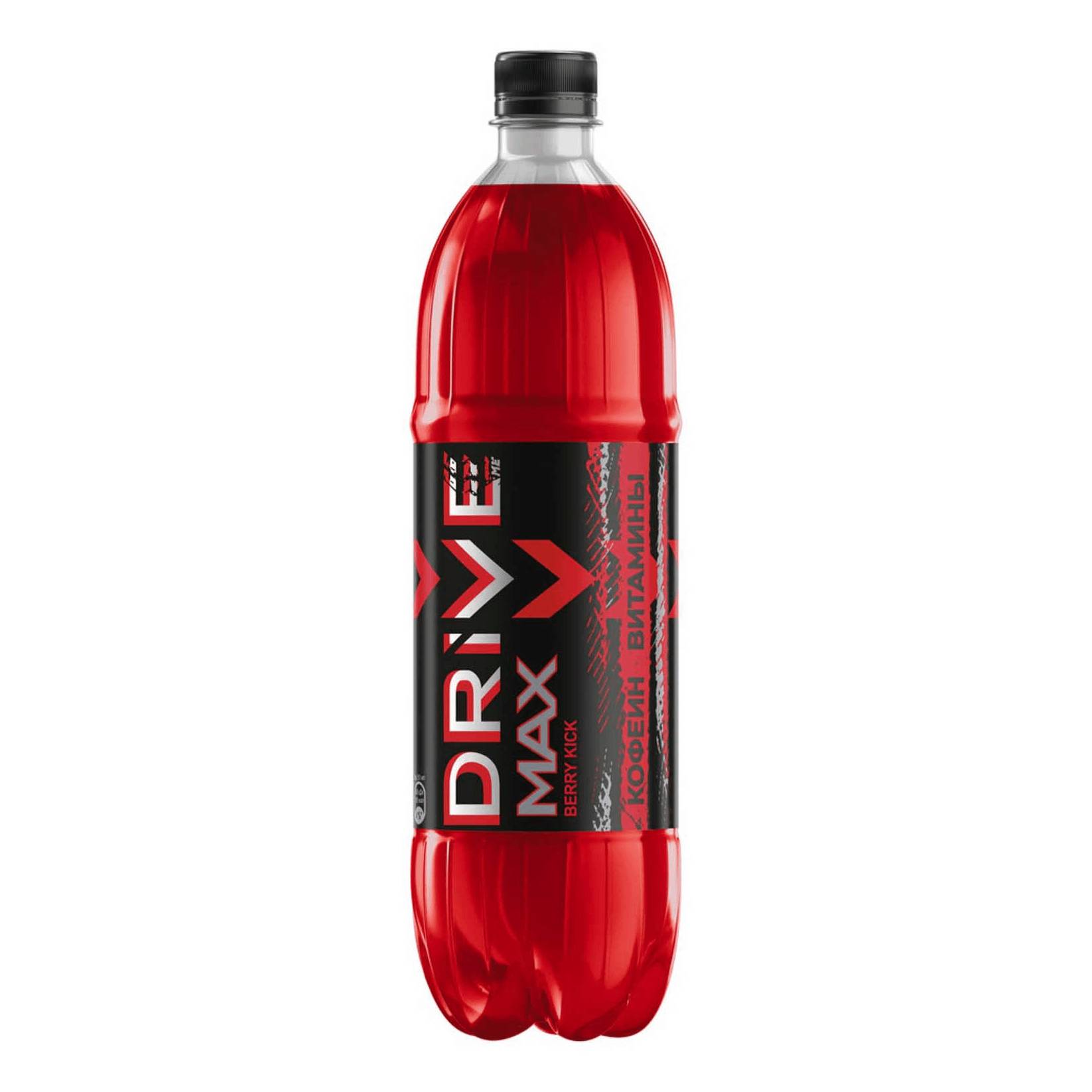 Напиток энергетический Drive Me Max ягоды, 1 л энергетический напиток drive me original 0 449 литра ж б 6 шт в уп