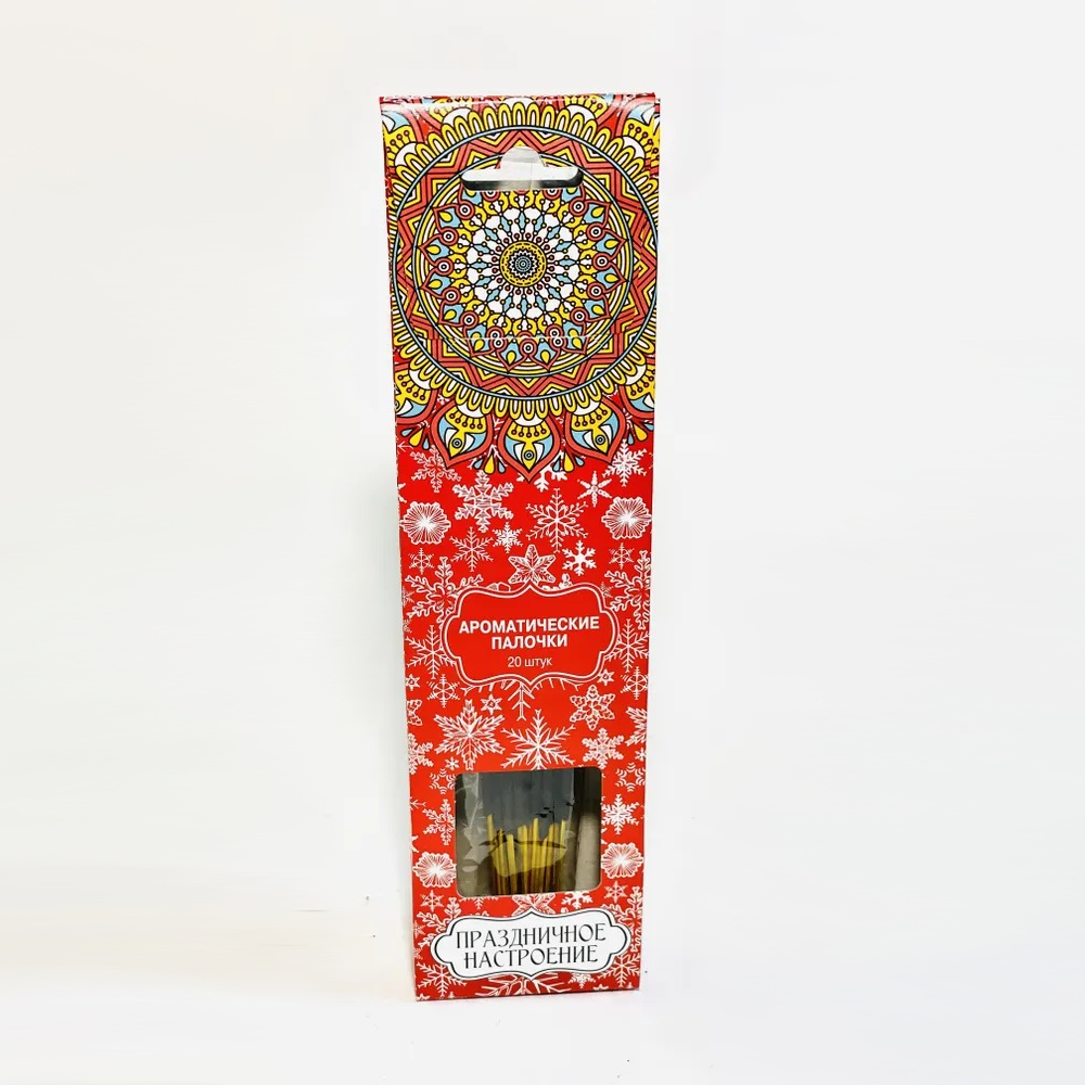 Ароматические палочки Kukina Raffinata Happy Holidays 20 шт, цвет красный - фото 1