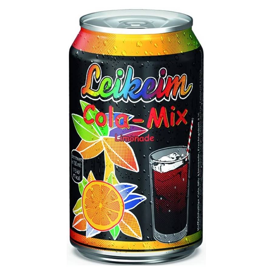 Напиток газированный Leikeim Кола-микс 0,33 л