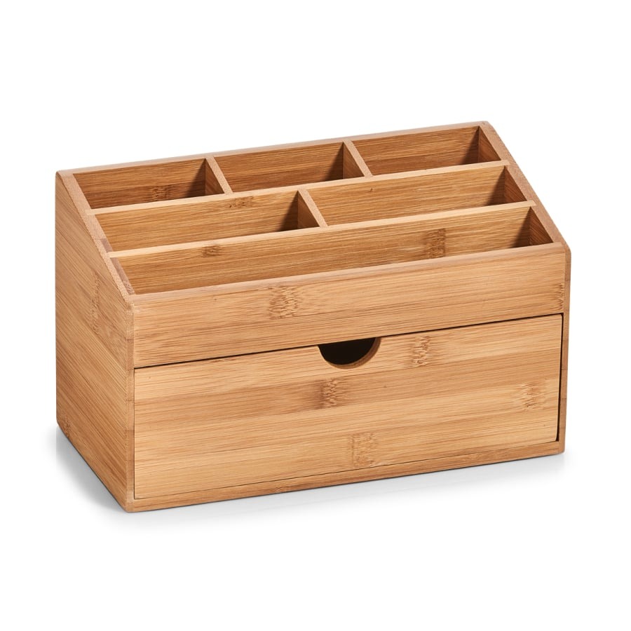 Органайзер для мелочей Zеller с ящиком бамбуковый 25,4х12,5х15 см органайзер для кухонных мелочей