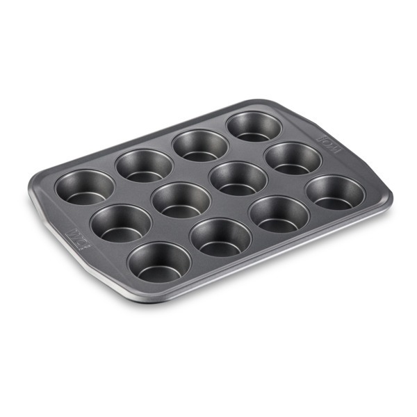 Форма для выпечки 12 кексов WO HOME Home Baking 40,4х28,6х3,5 см форма для выпечки 6 кексов fissman сердечки в ассортименте