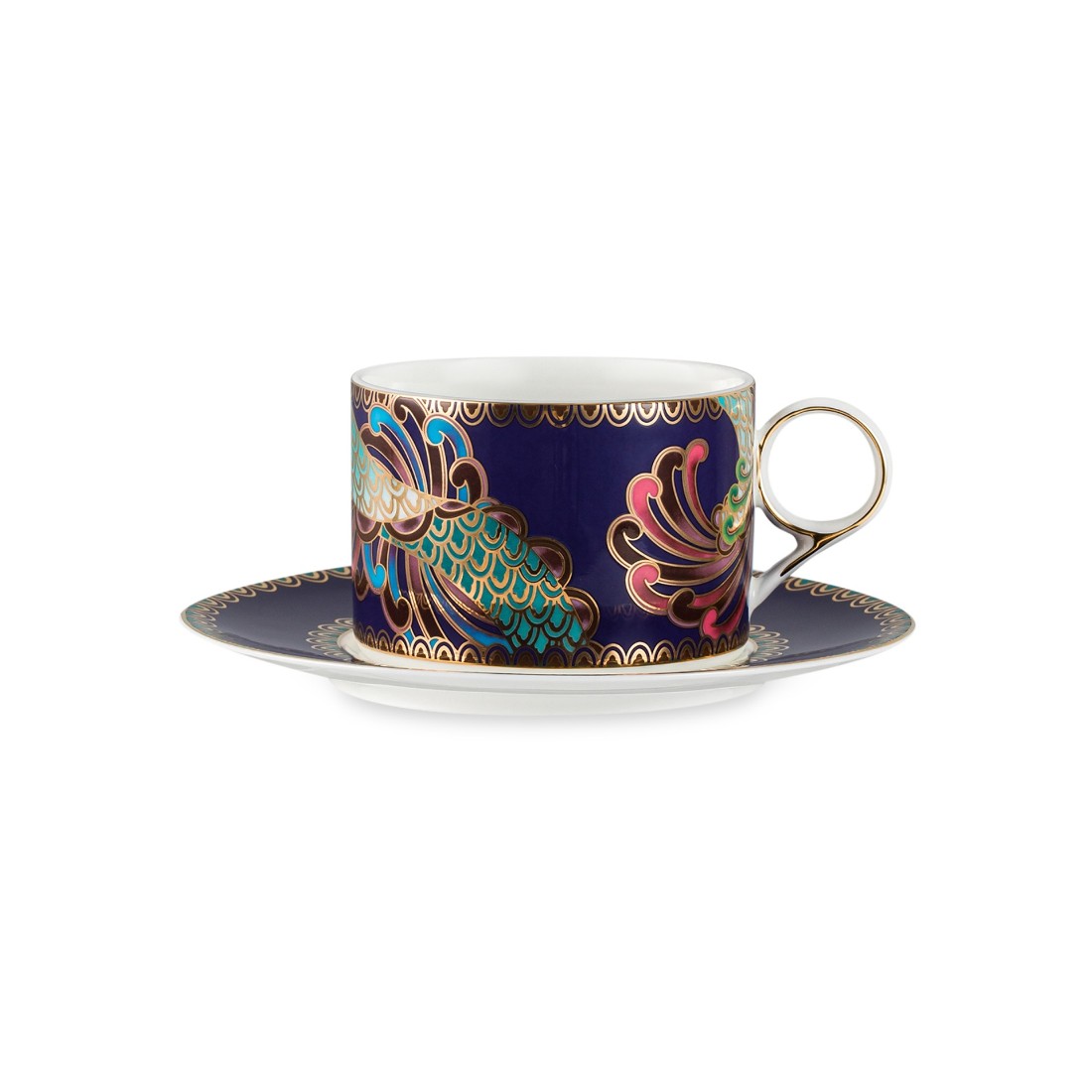 Чашка чайная с блюдцем Mix&Match Home Волшебный Дракон фиолетовая чашка чайная с блюдцем narumi золотой алмаз 240 мл