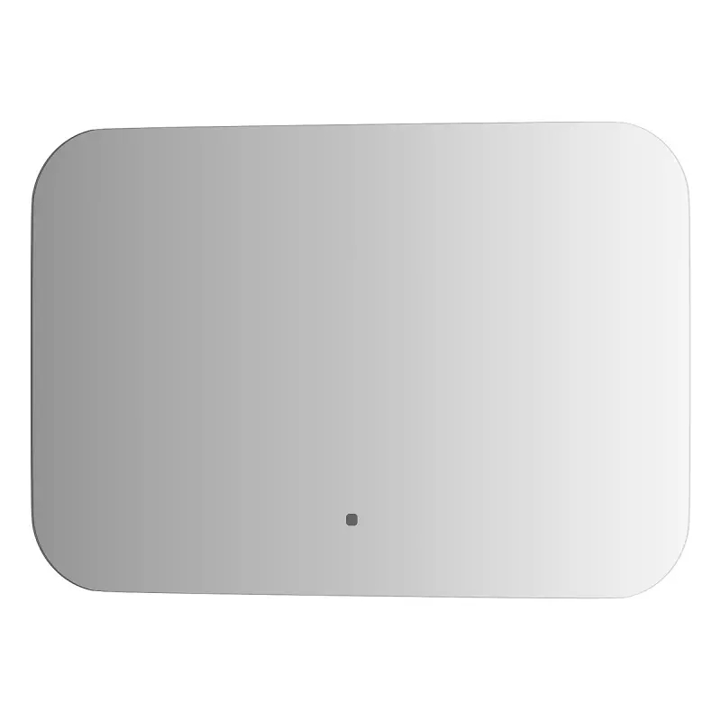 Зеркало Defesto Opti 60x40 17W с LED-подсветкой, ИК выключатель, теплый свет кухонный стол фоджа белый стекло opti матте малый