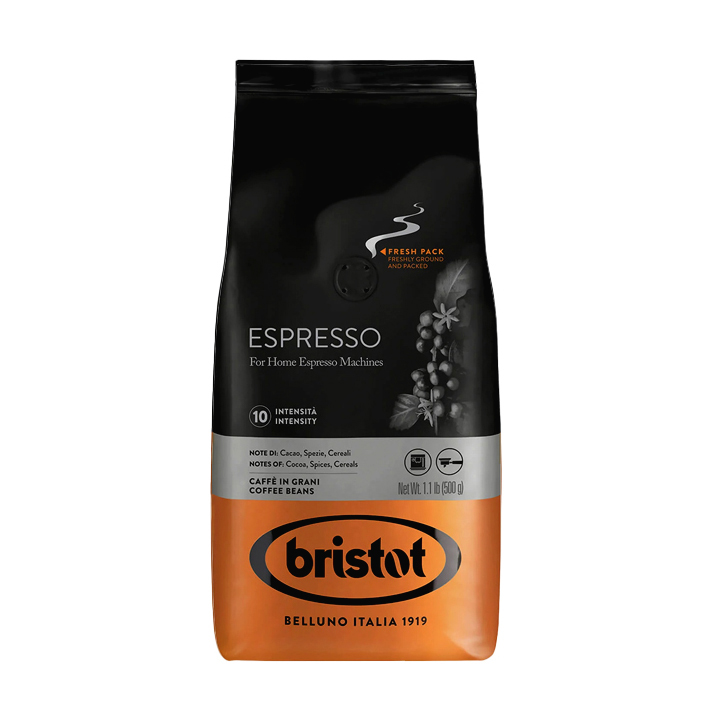 фото Кофе в зернах bristot espresso 500 г