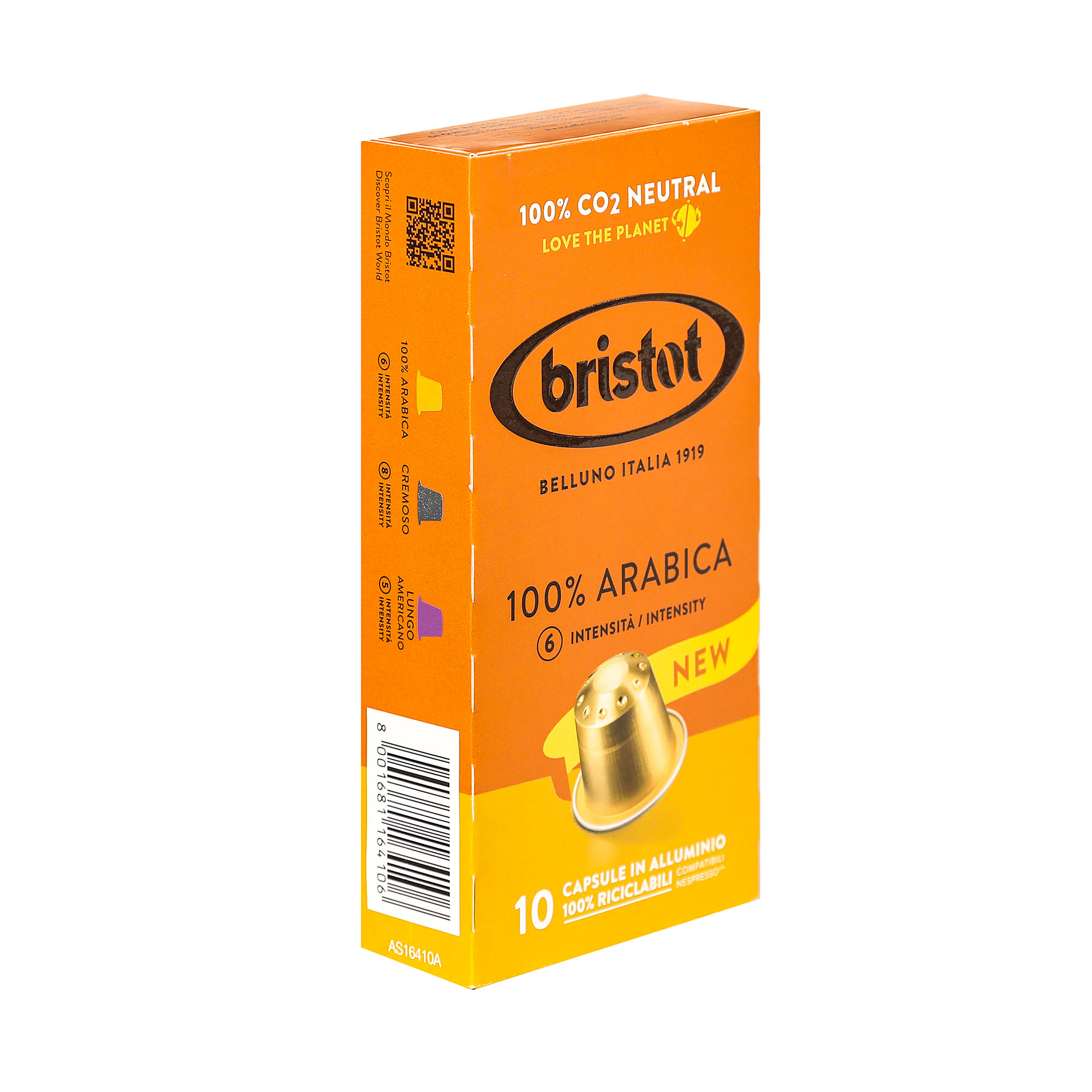 Кофе в капсулах Bristot Arabica 10 шт кофе в капсулах covim premium 2 уп х 10 шт
