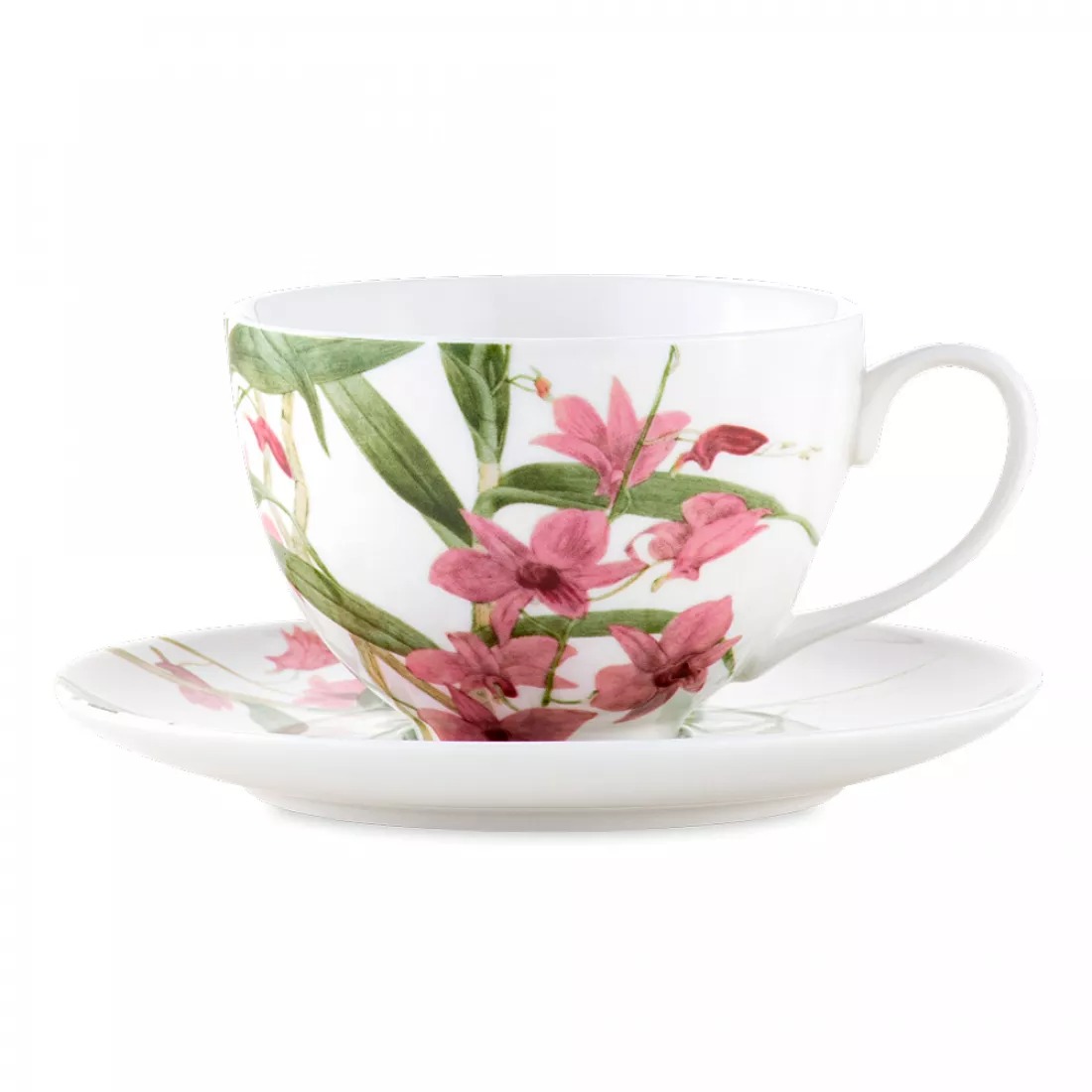 пара чайная анастасия семикаракорская керамика 240 мл Чайная пара Maxwell & Williams орхидея розовая 240 мл