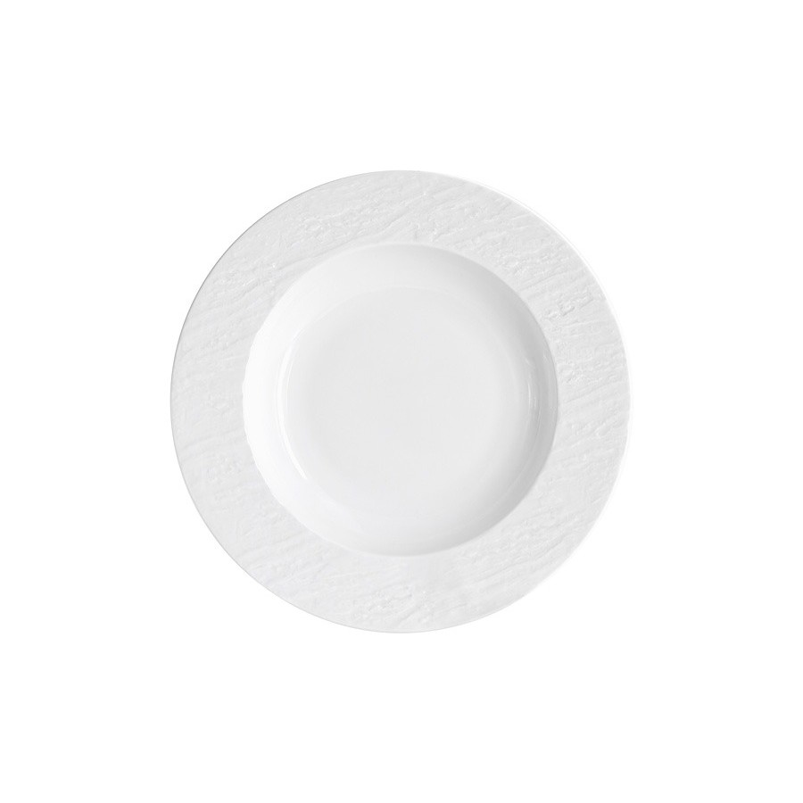 Тарелка суповая Home and Style Rock 19 см, цвет белый - фото 2
