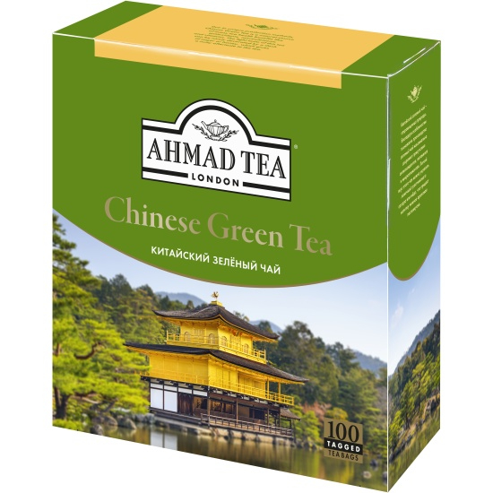 чай зеленый ahmad tea китайский 100x1 8 г Чай зеленый Ahmad Tea Китайский 100x1,8 г
