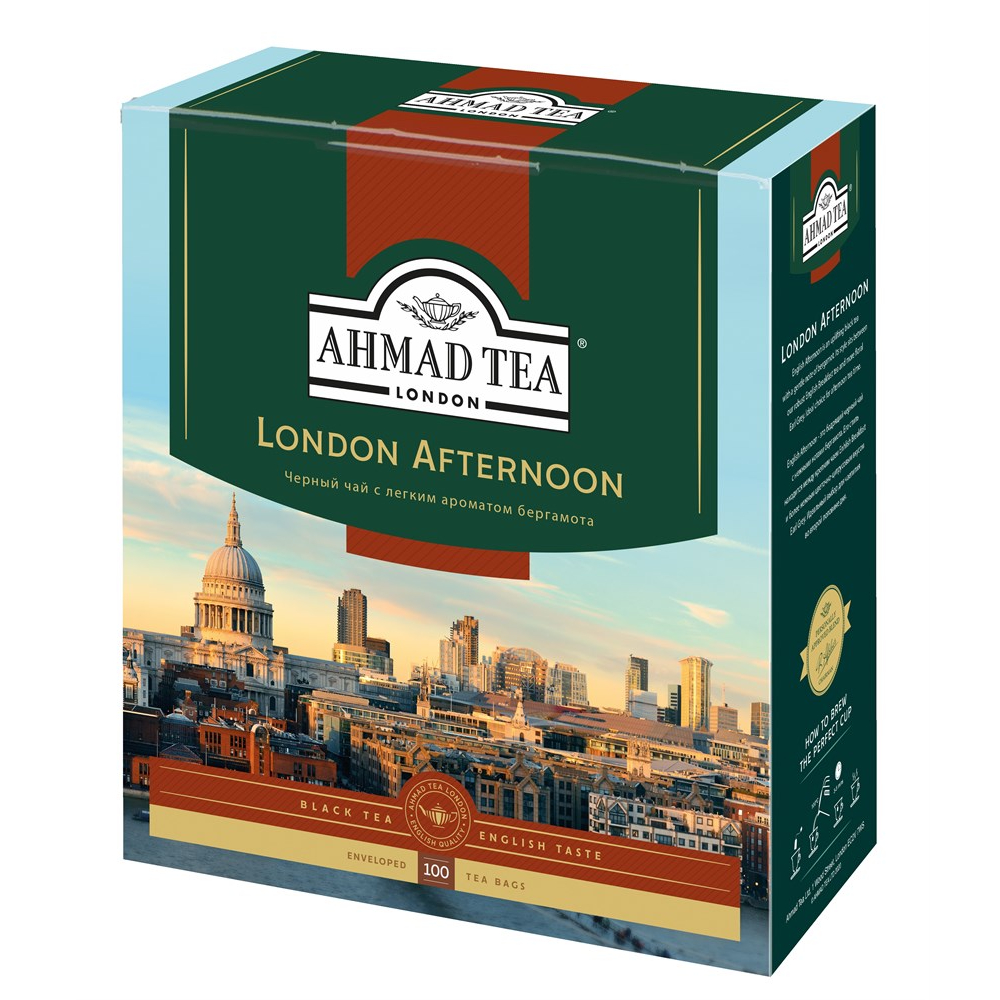 Чай черный Ahmad Tea Лондонский полдник 100x2 г ahmad ахмад английский завтрак листовой 200гр