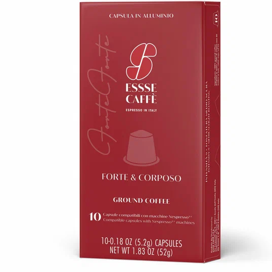 Кофе Essse Caffe Forte Forte в капсулах Nespresso 10х5,2г кофе в капсулах caffe vergnano cap nespresso lungo 10 шт х 5 г