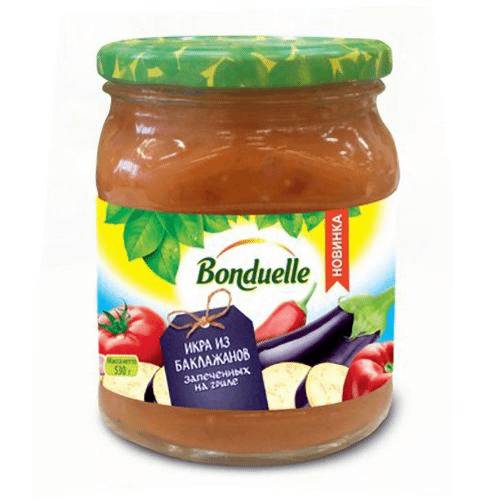 Икра Bonduelle из баклажанов, 500 г фасоль bonduelle красная с кукурузой в мексиканском соусе 430 гр