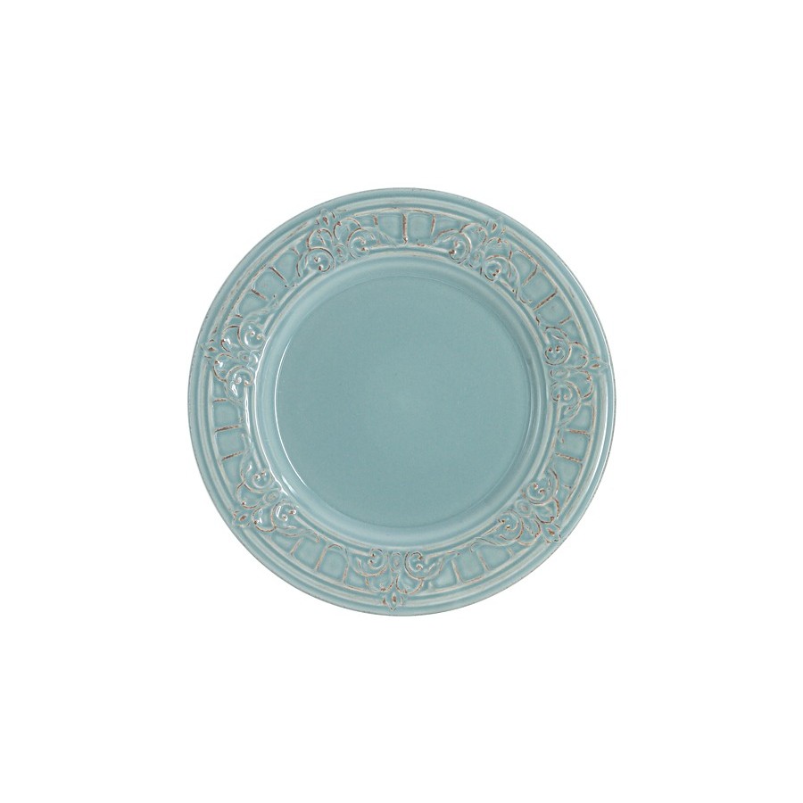 Тарелка закусочная Matceramica Venice голубой 25,5 см