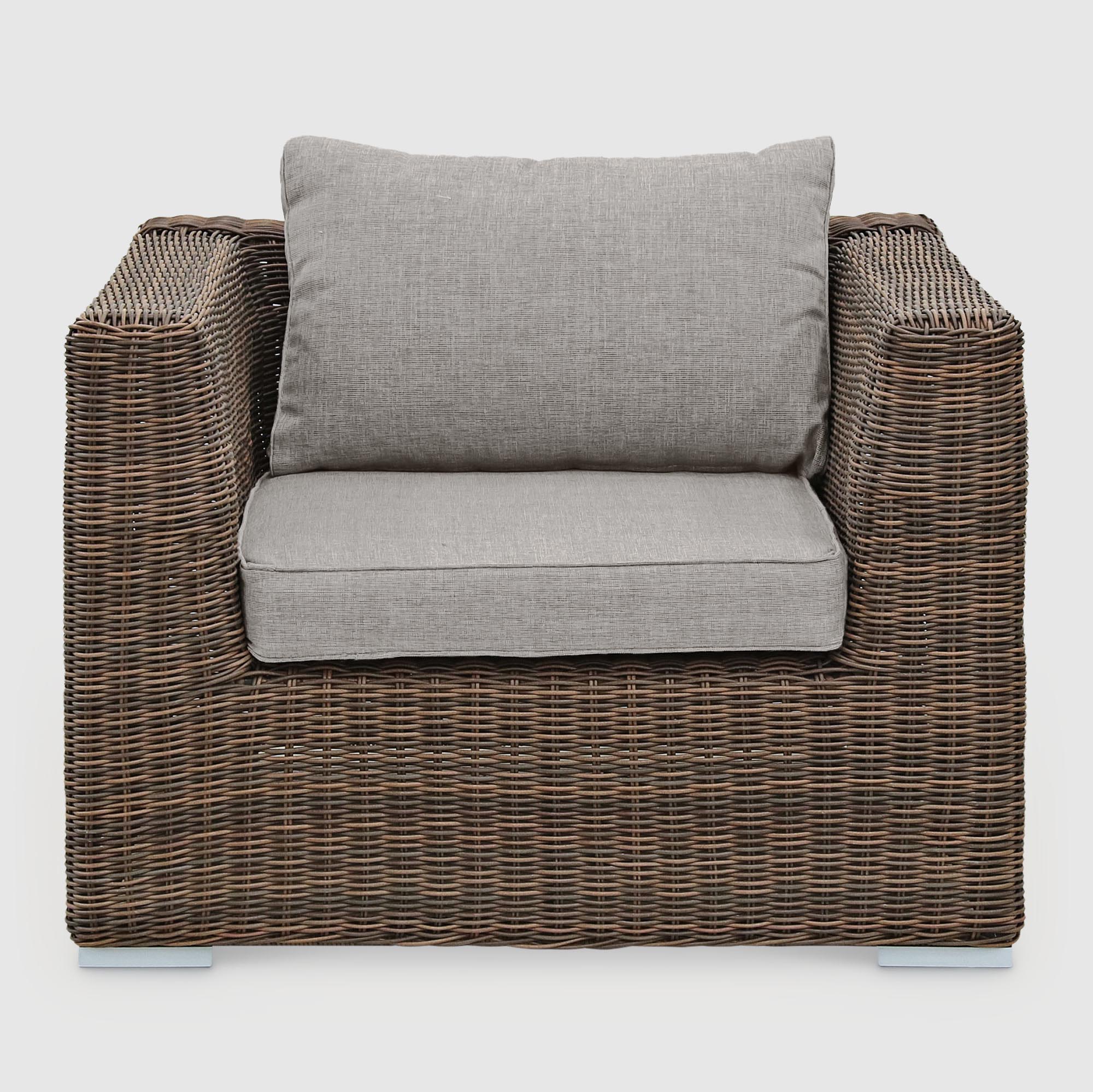 Комплект мебели Yuhang коричневый с серым 4 предмета, цвет бежевый, размер 205х98х80 - фото 6
