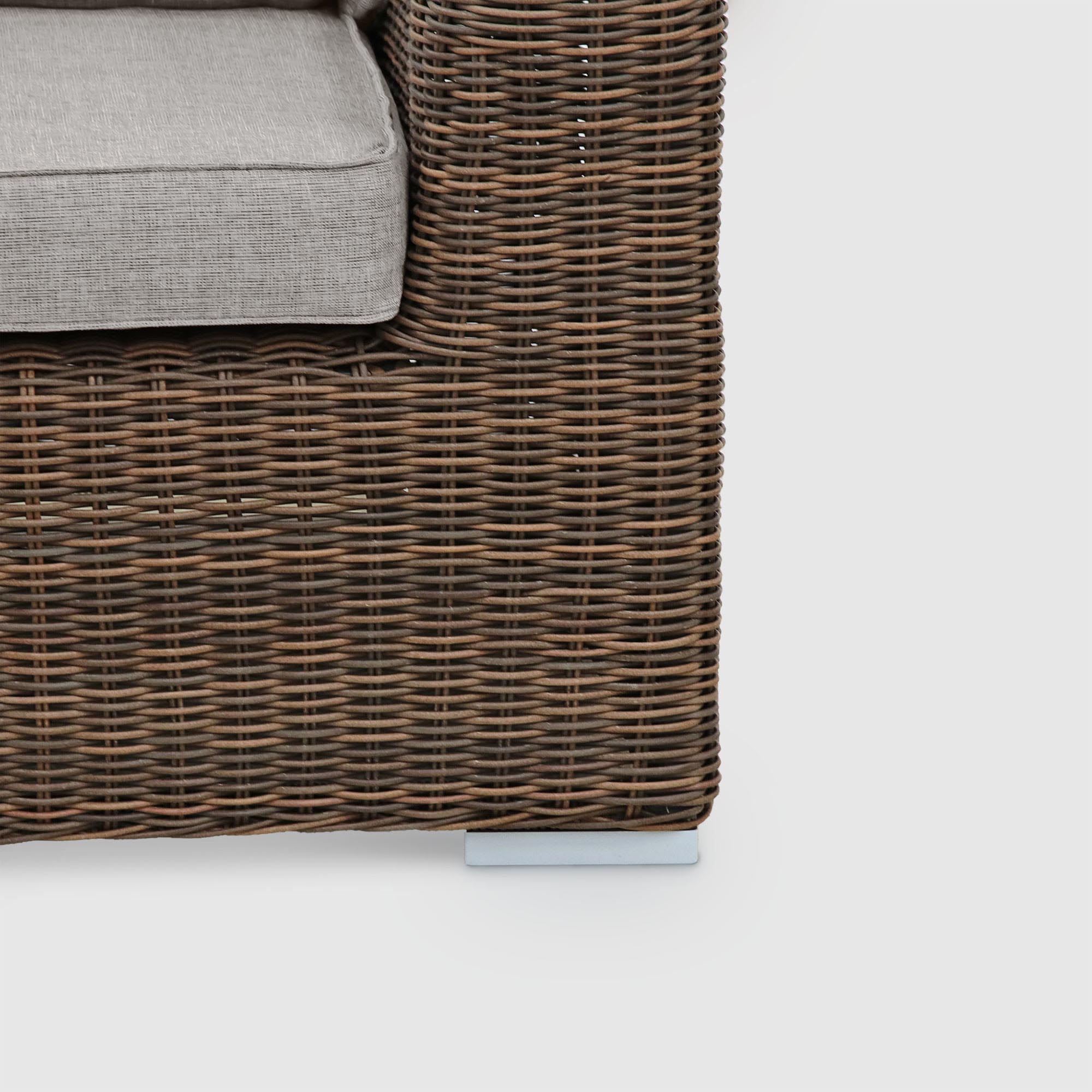 фото Комплект мебели yuhang коричневый с серым 4 предмета