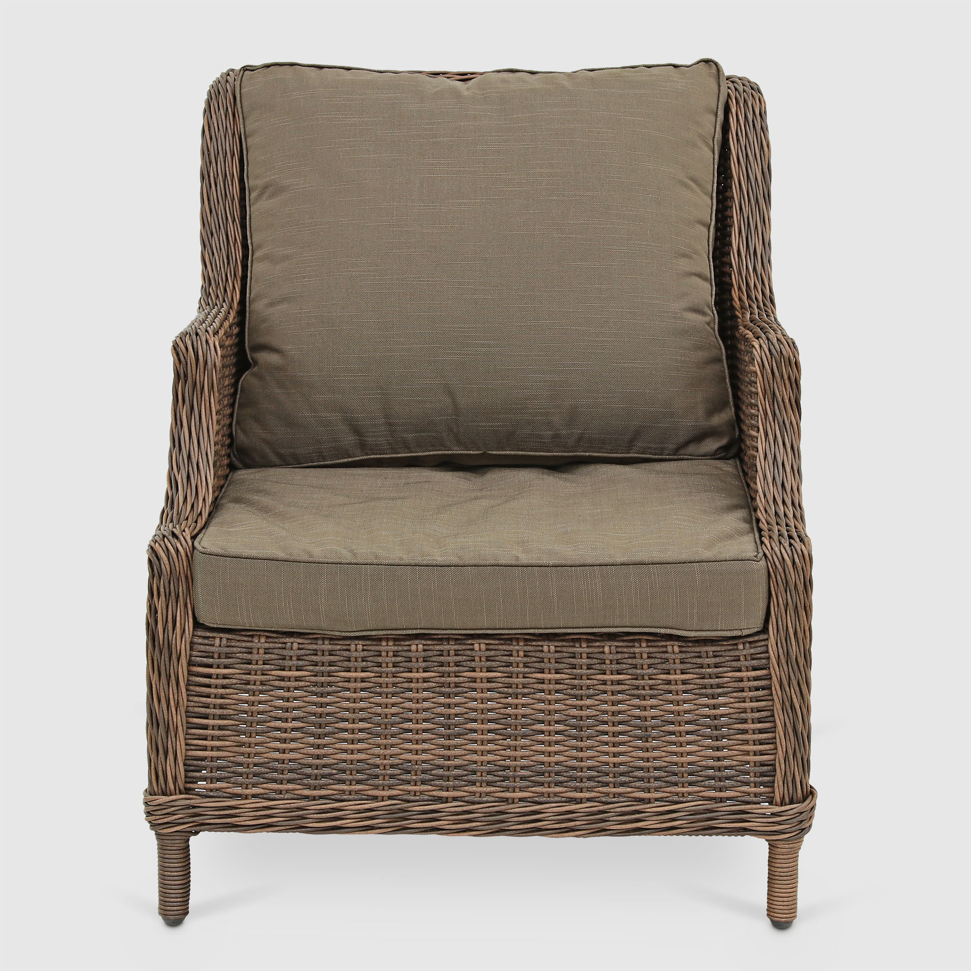 Комплект мебели Yuhang кресло + оттоманка + 2 софы + 2 стола, цвет серо-коричневый, размер 150х86х89; 208х80х87 - фото 4