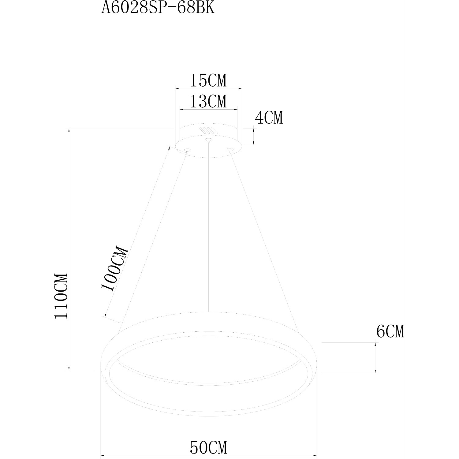 Светильник подвесной ARTE LAMP A6028SP-68BK Вид№3