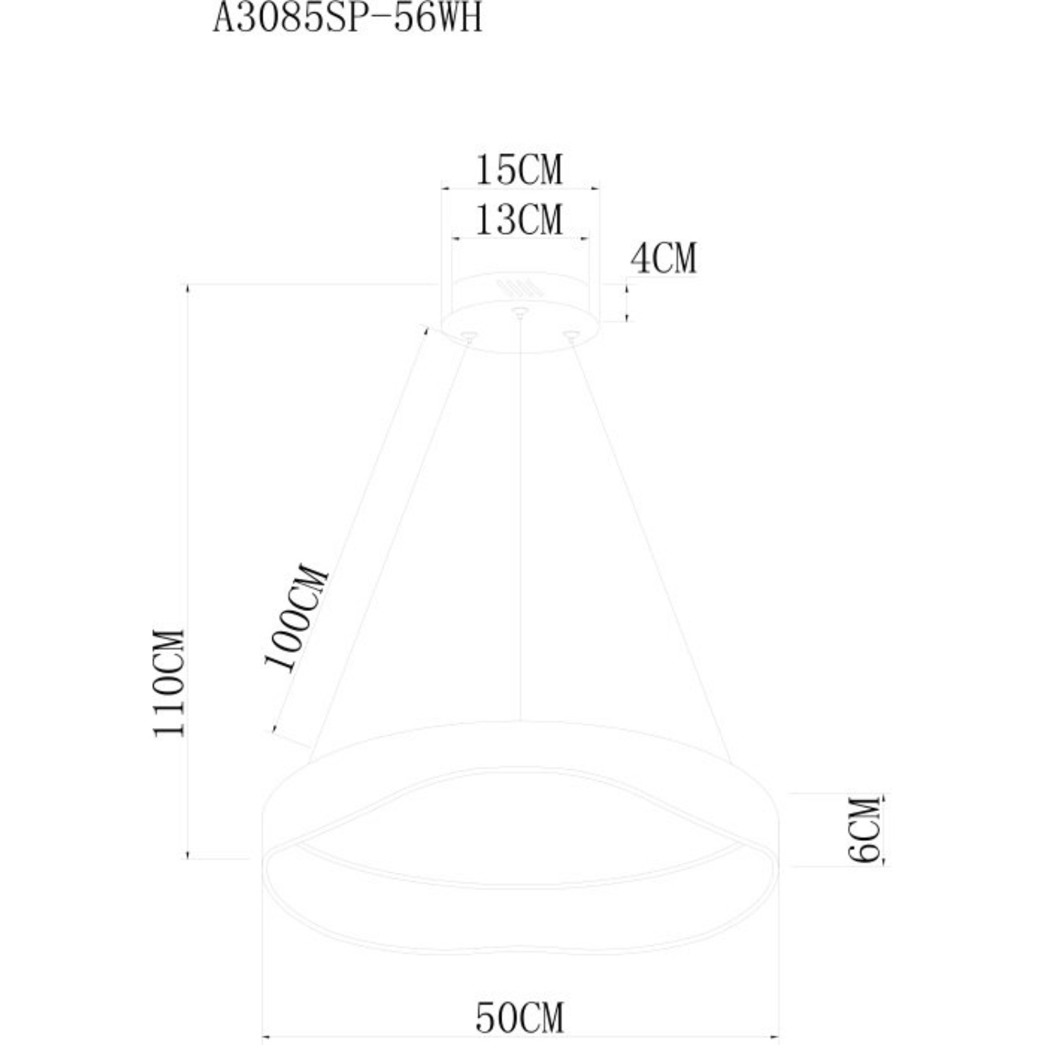 Светильник подвесной ARTE LAMP A3085SP-56WH Вид№2