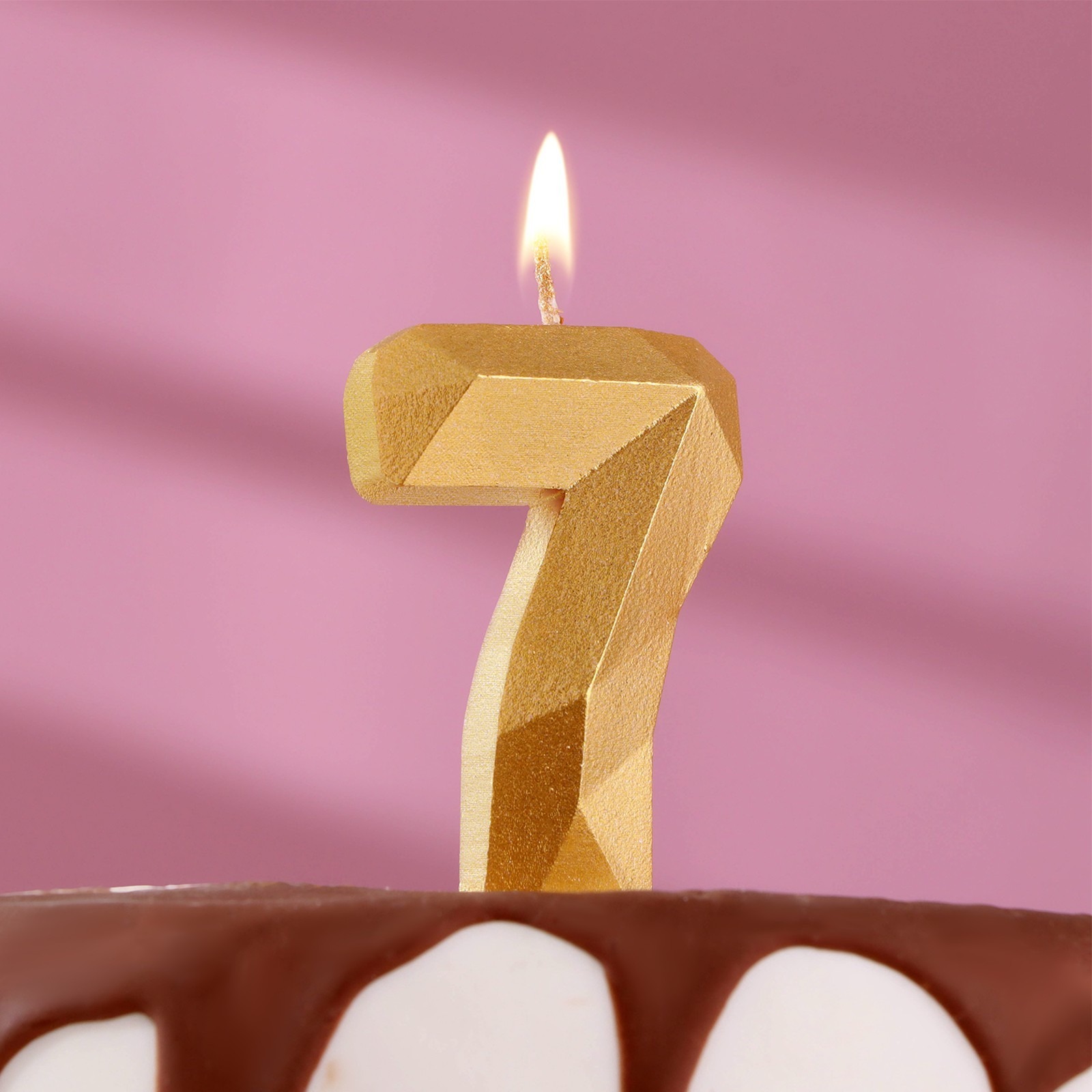 Свеча в торт Страна Карнавалия Алмаз цифра 7 свеча в торт шоколадная глазурь цифра 9 страна карнавалия