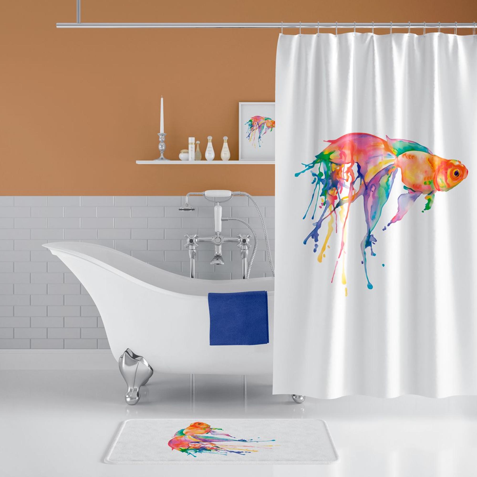 Занавеска для ванны Retro textil Tropikhome goldfish