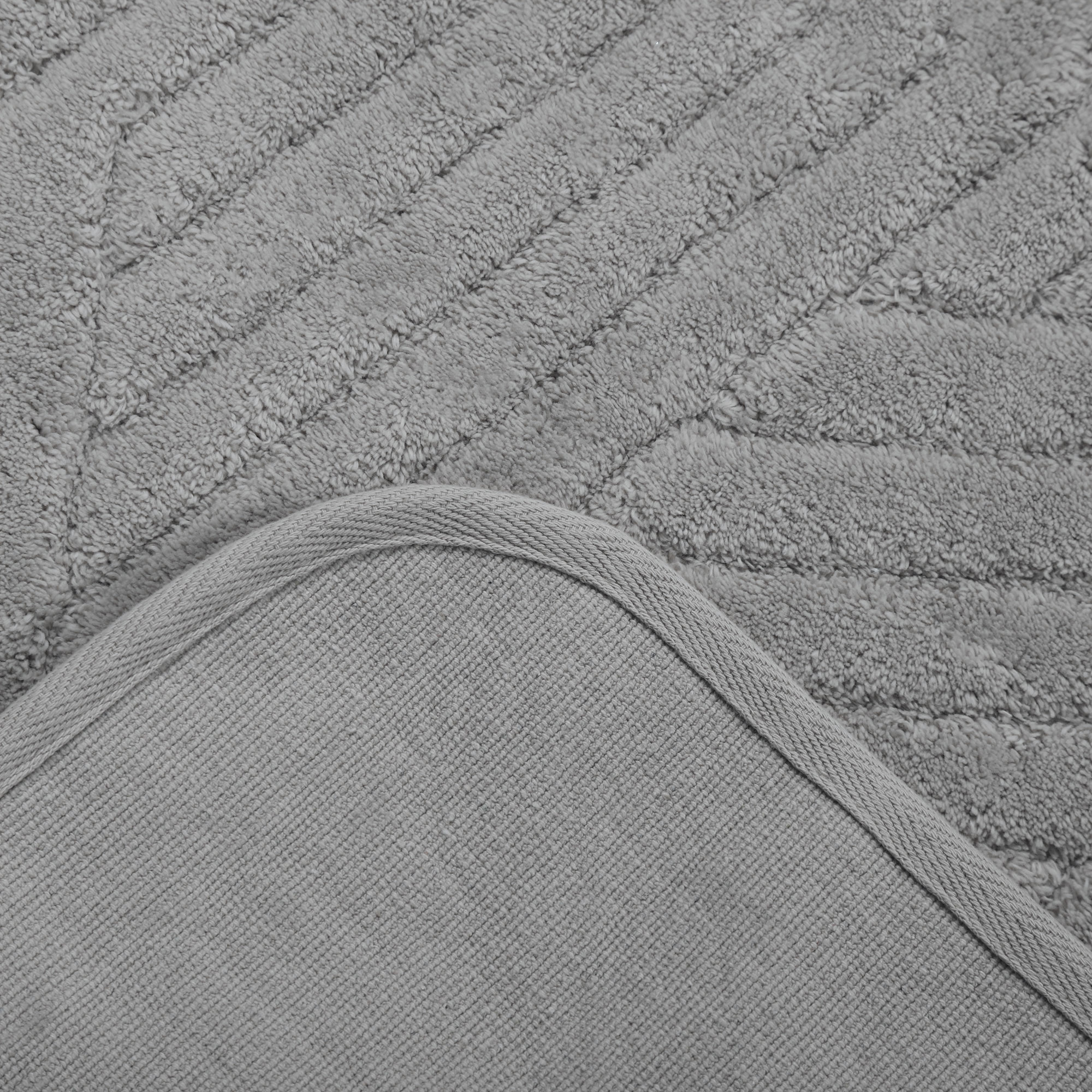 Набор ковриков для ванны Retro textil Braid серый 2 шт - фото 5
