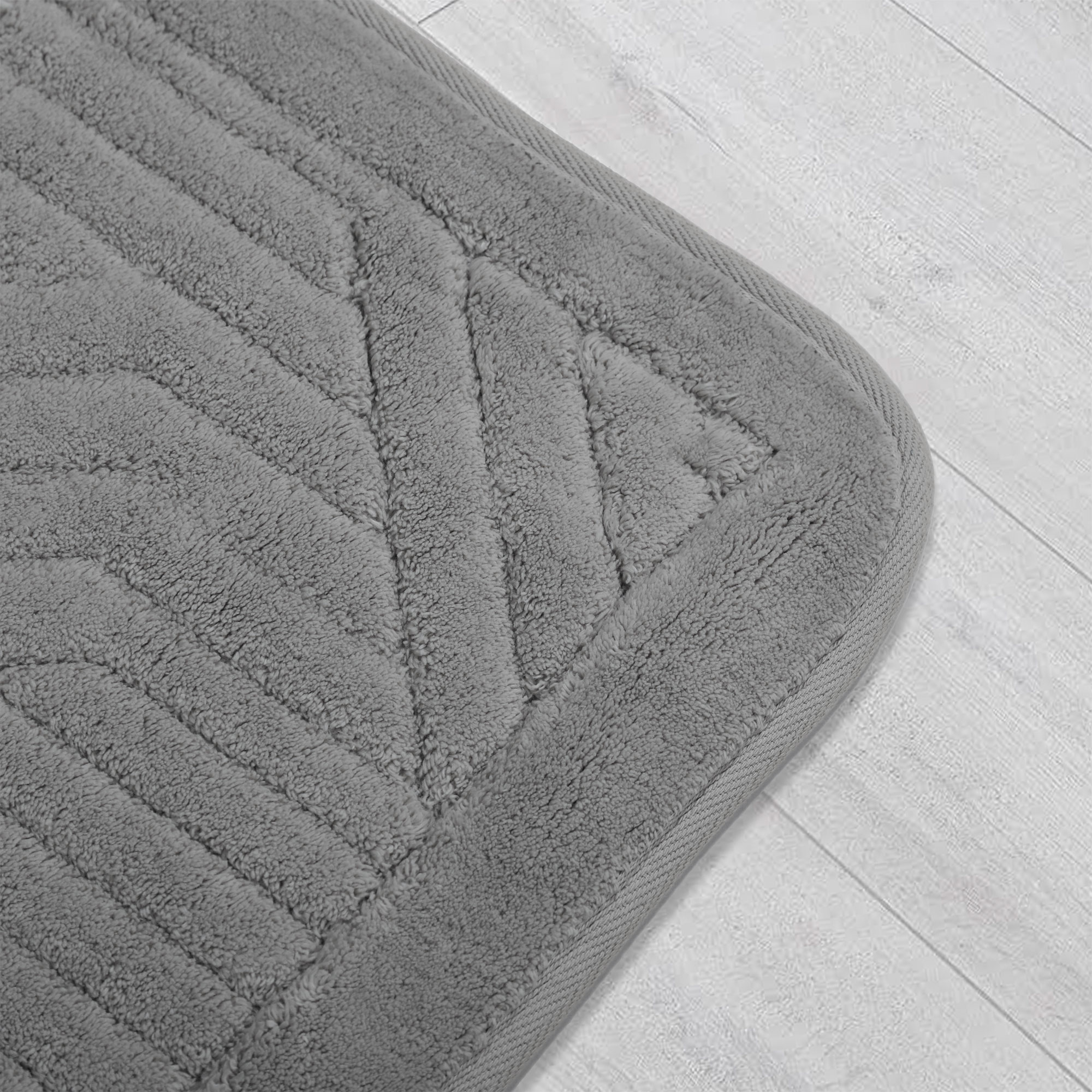 Набор ковриков для ванны Retro textil Braid серый 2 шт - фото 6